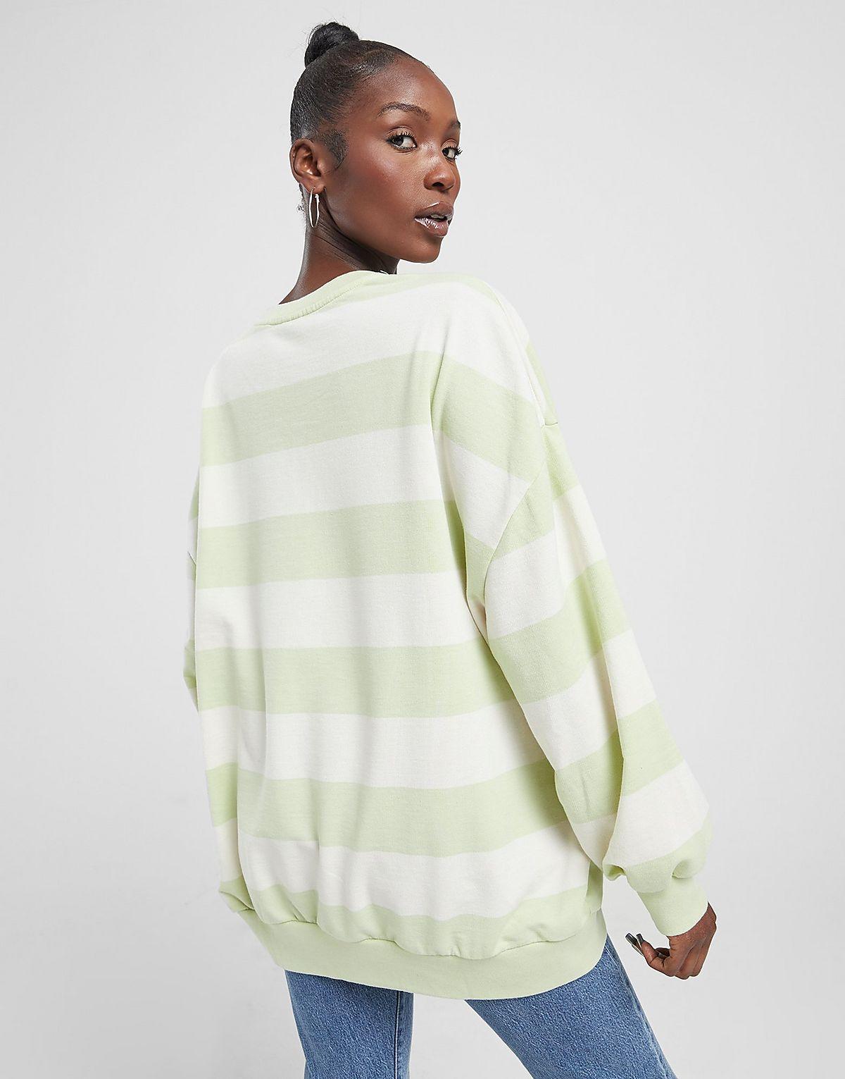 Levi's Levi's Varsity Stripe Crew Sweatshirt in White | Lyst UK