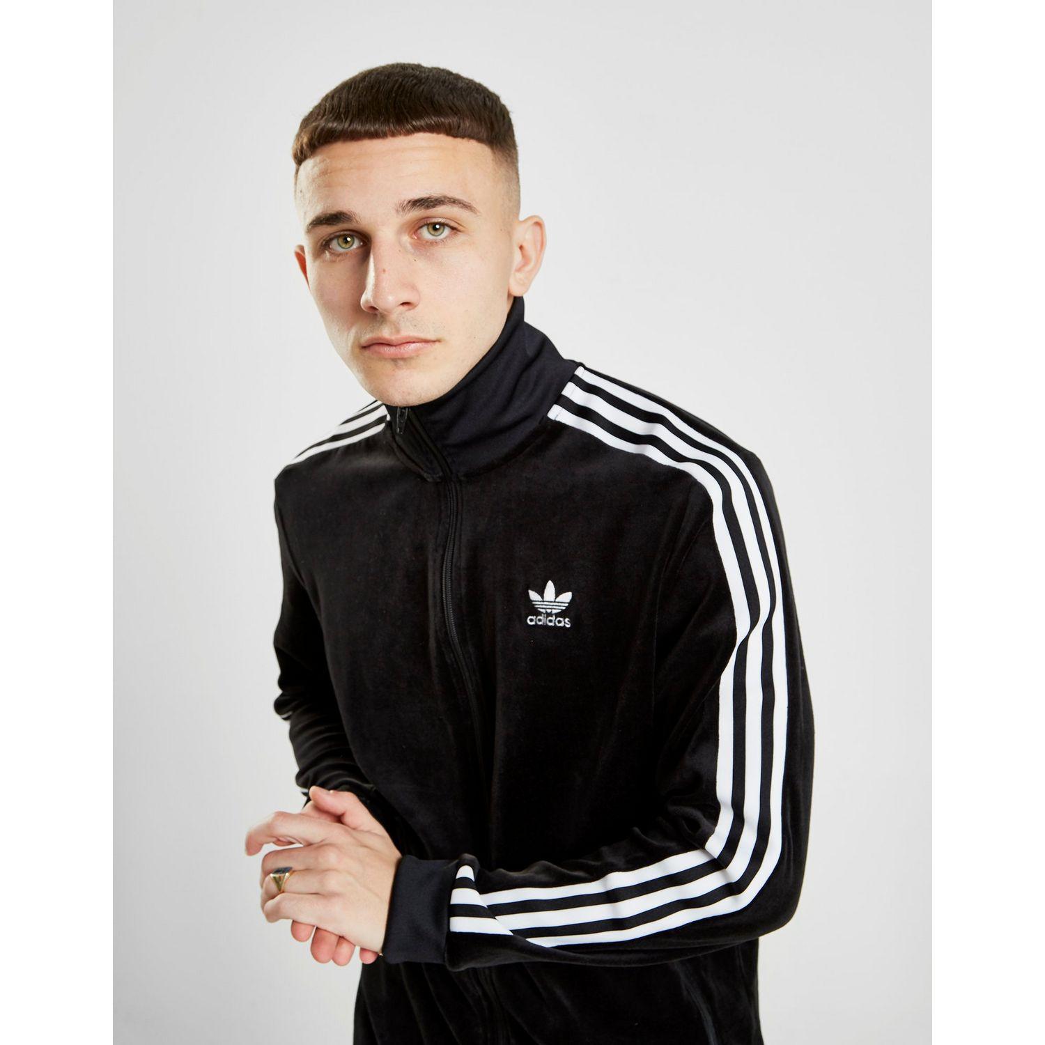 adidas cozy track top black