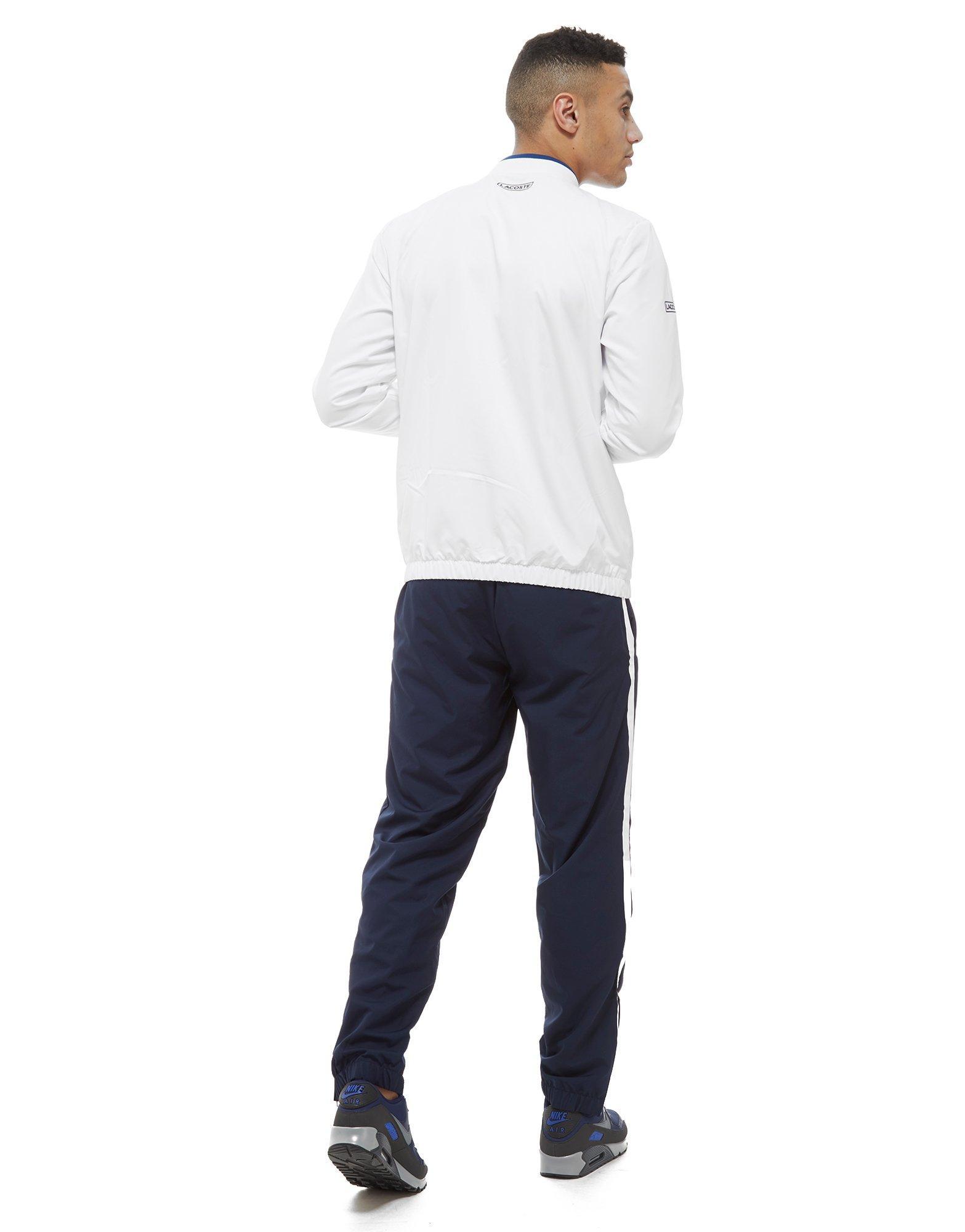 lacoste woven tracksuit