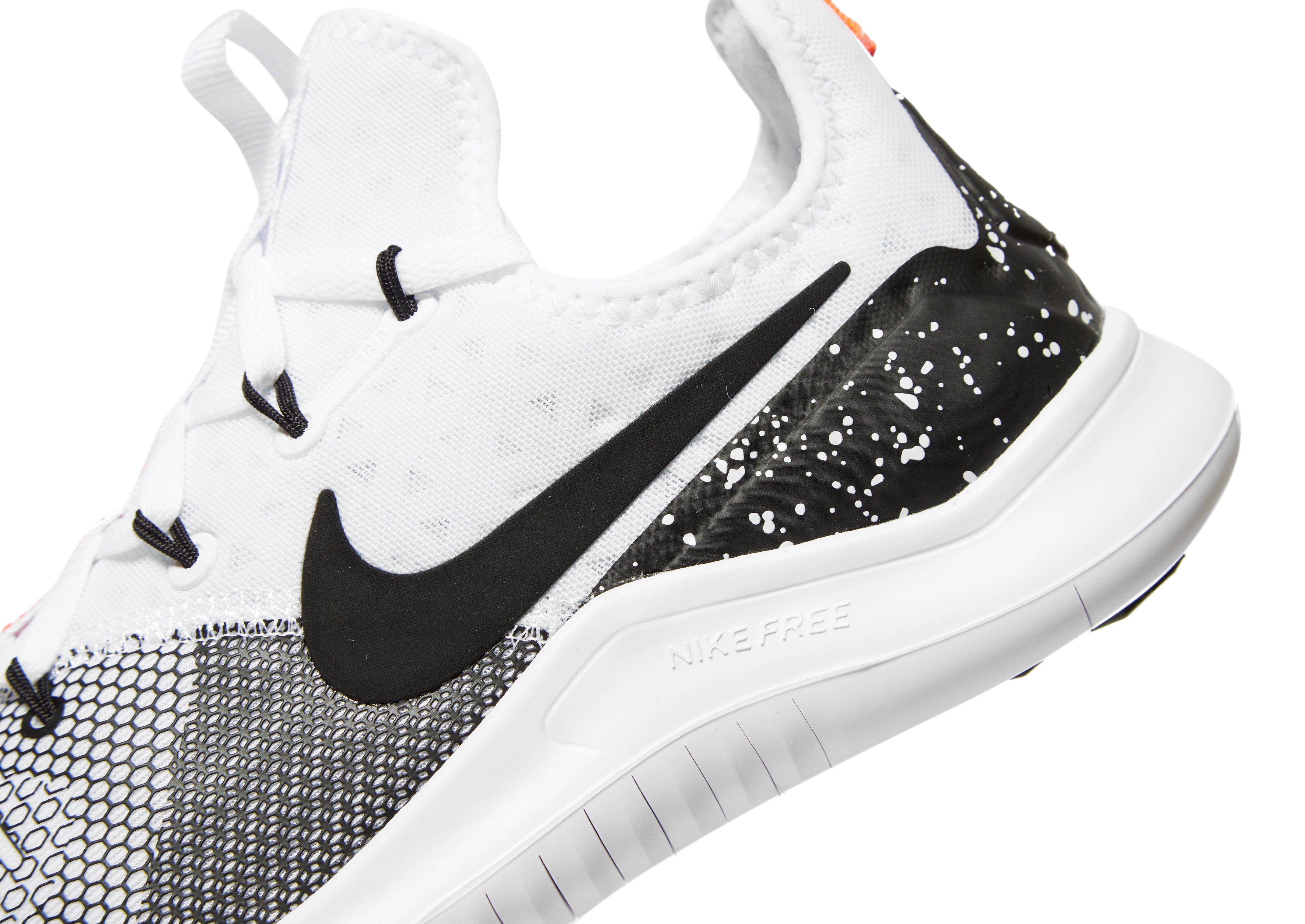 nike free tr8 women's white/black crimson