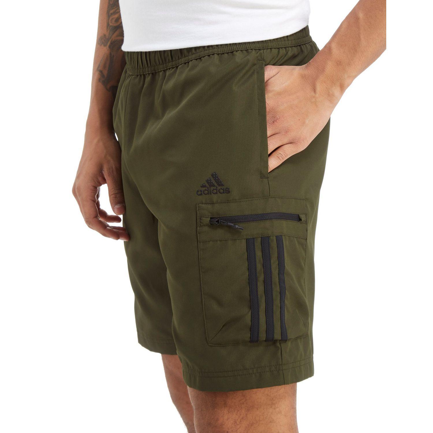 adidas Synthetic Cargo Shorts in Green for Men - Lyst