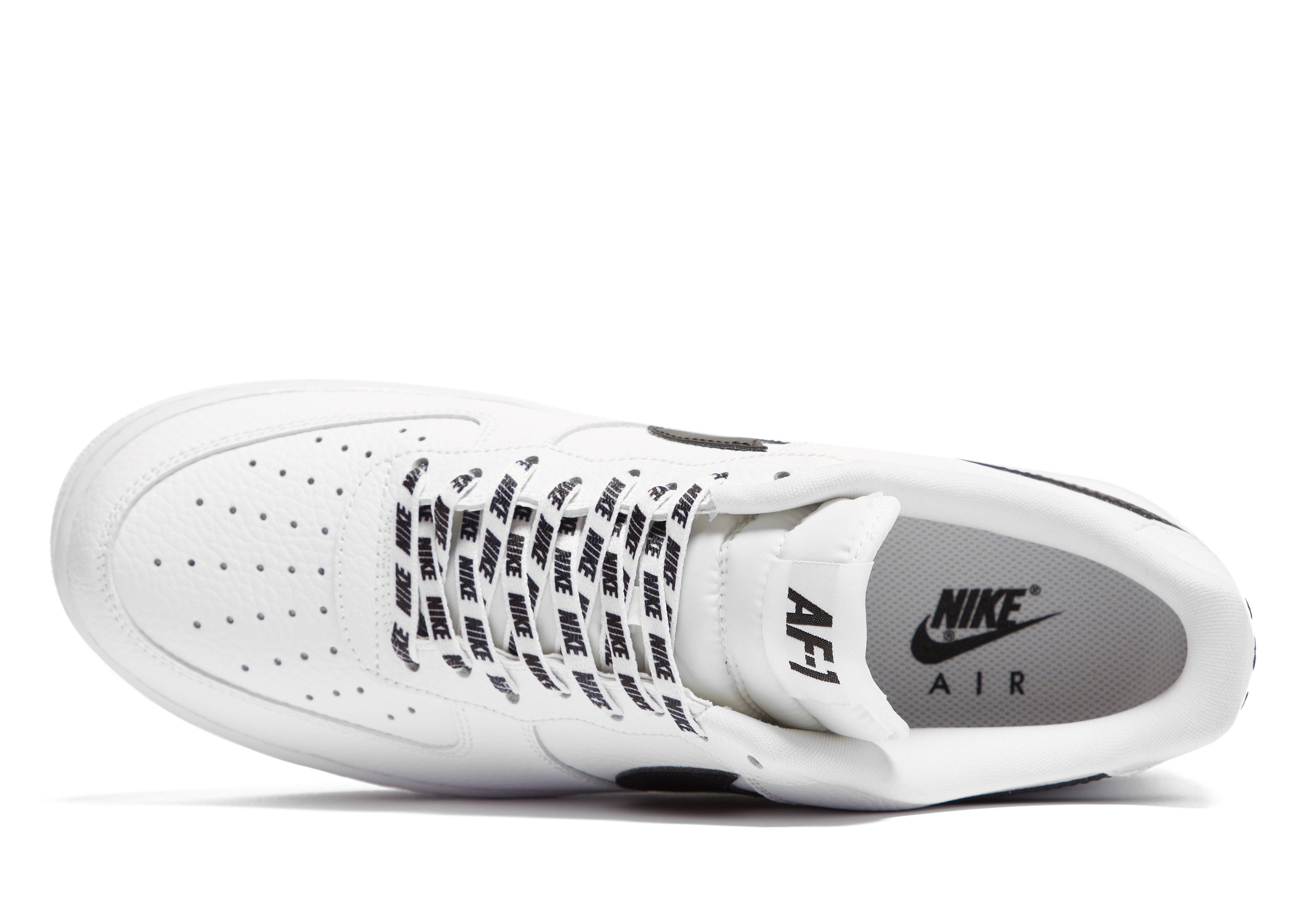 white nike laces