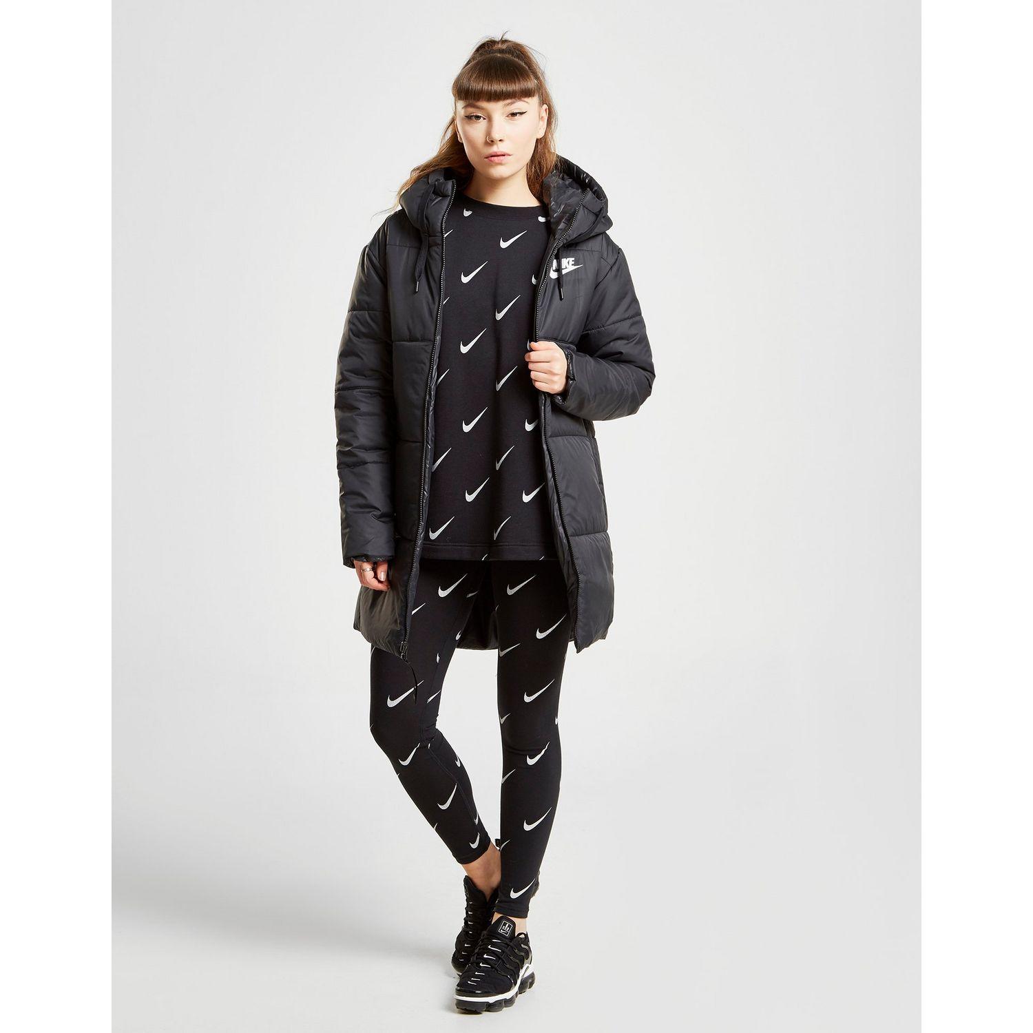 nike reversible padded parka jacket