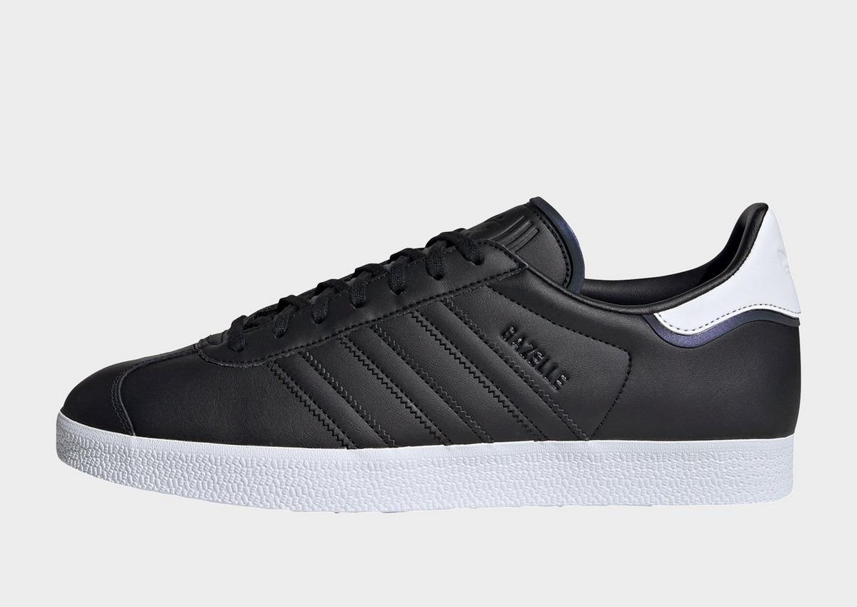 black gazelles leather