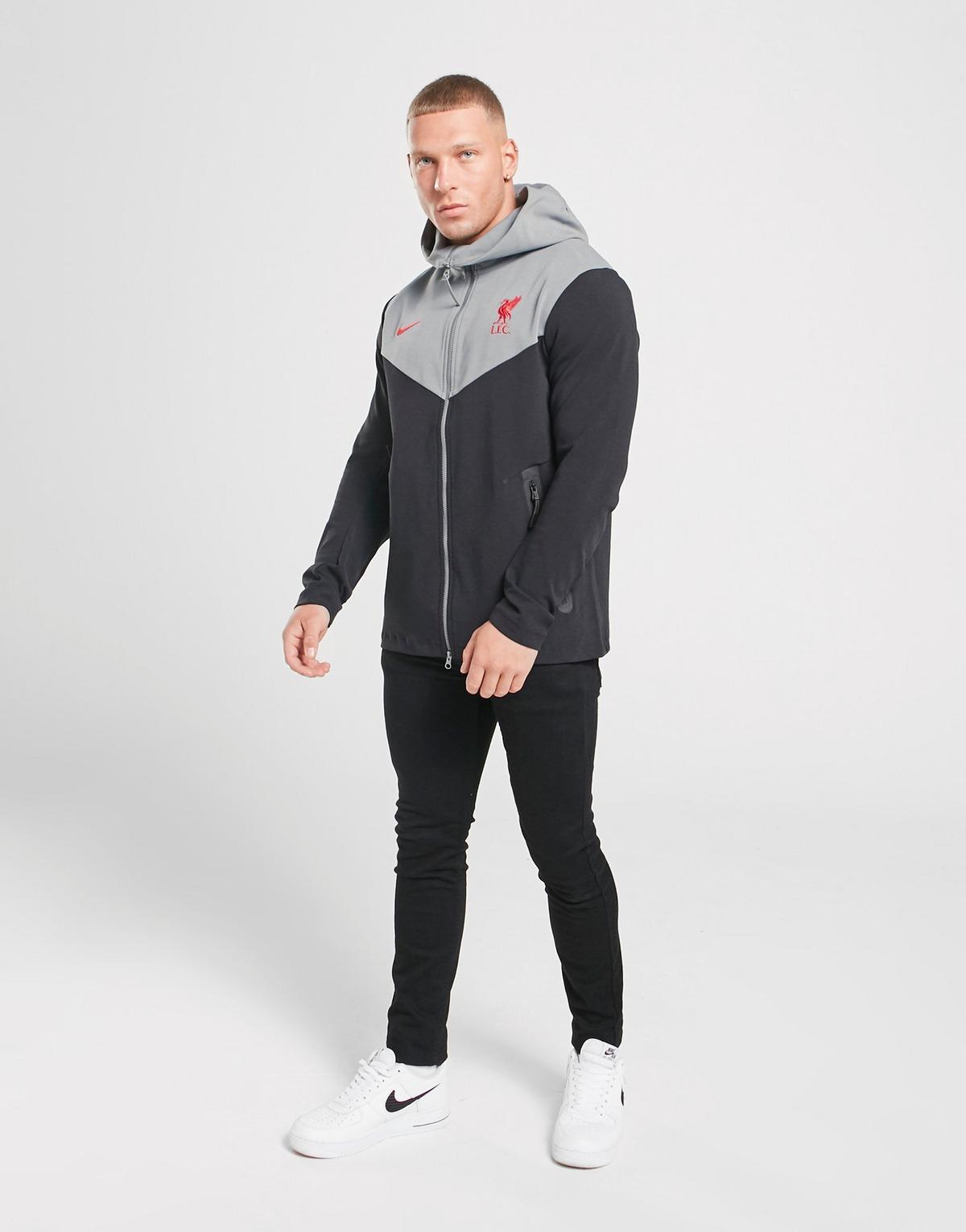 liverpool tech pack hoodie black