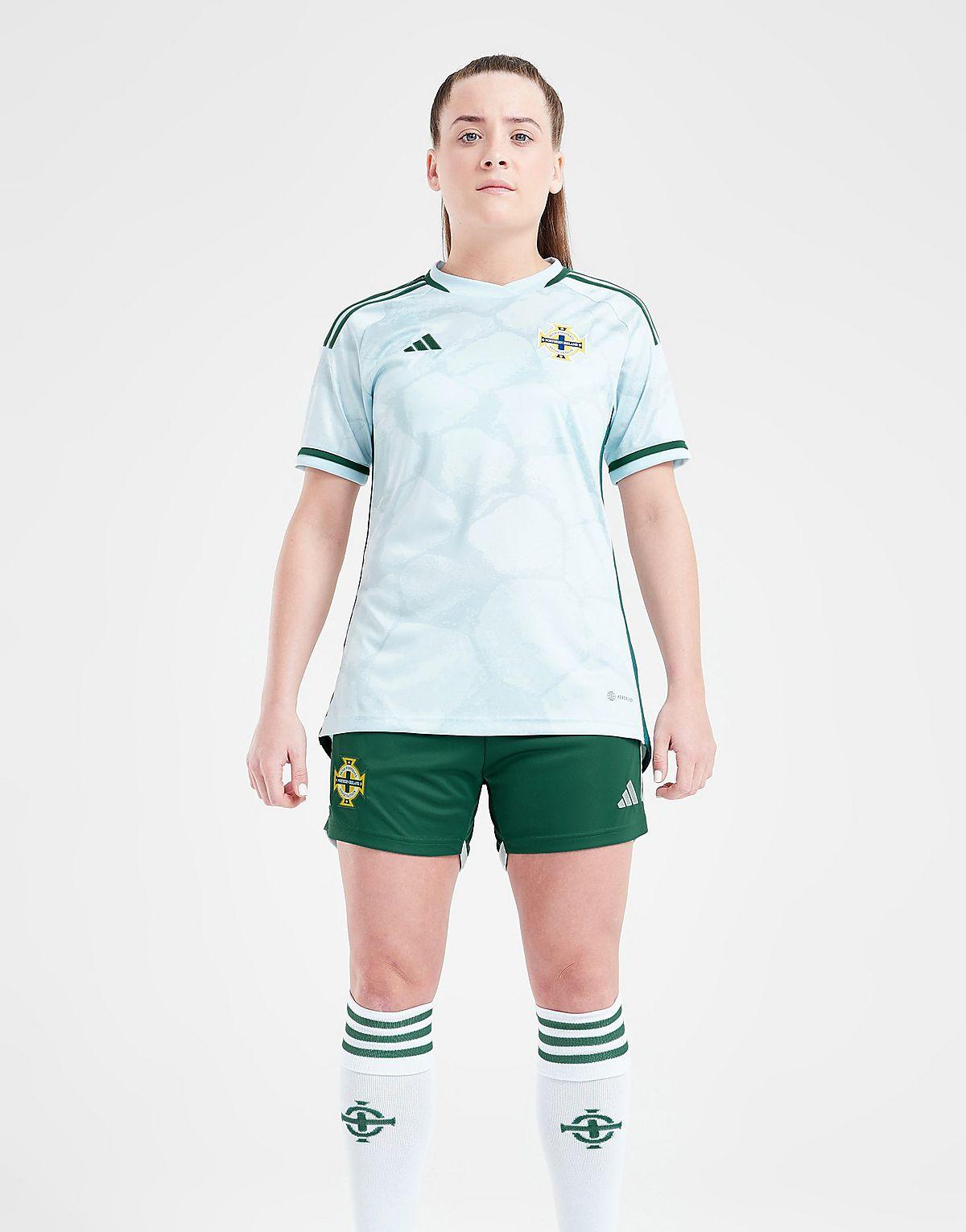 adidas Northern Ireland 2023 Away Shorts in Green | Lyst UK