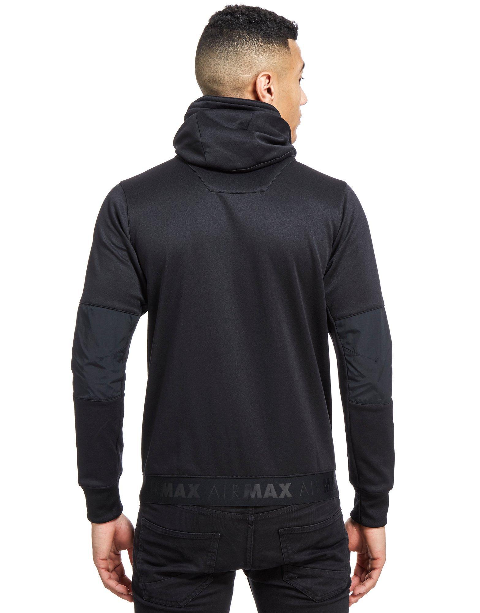 Nike Synthetic Air Max Full Zip Hoody in Black for Men Lyst