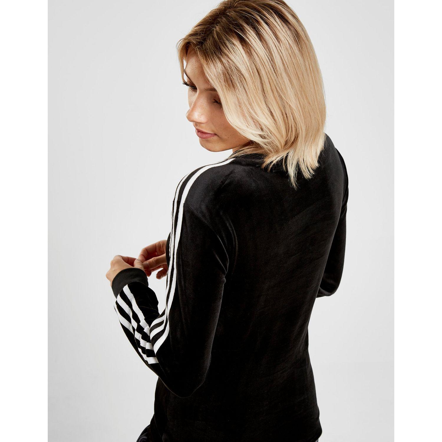 adidas velvet long sleeve t shirt