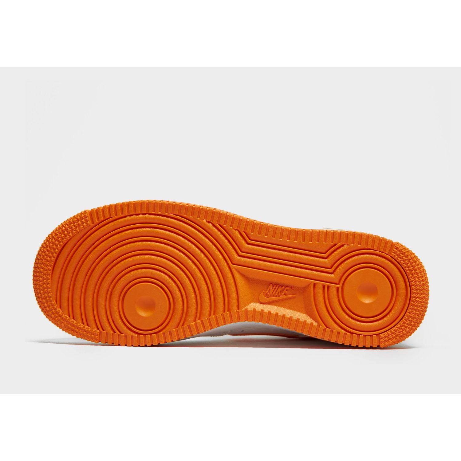 orange air force 1 high top