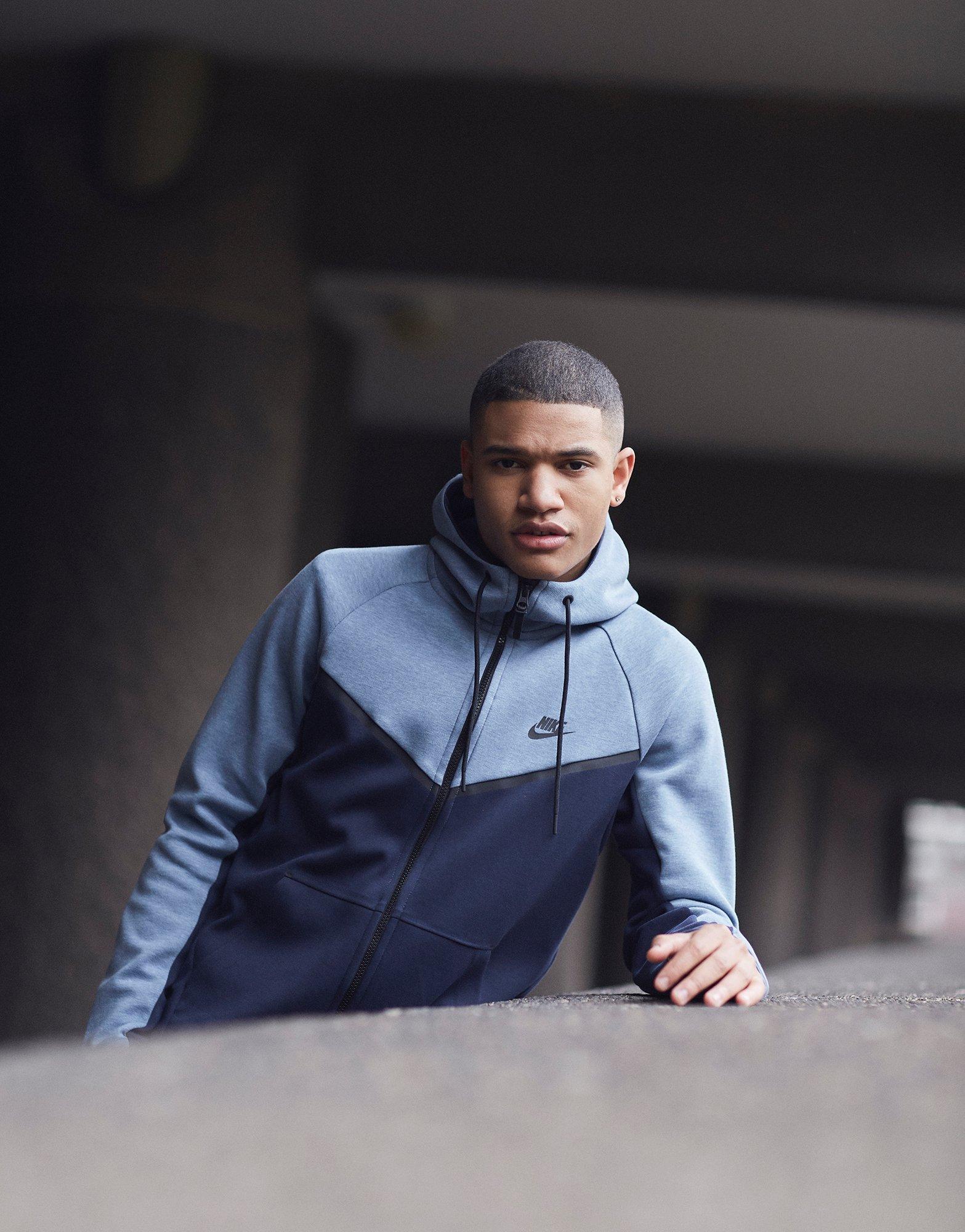 nike tech hoodie navy