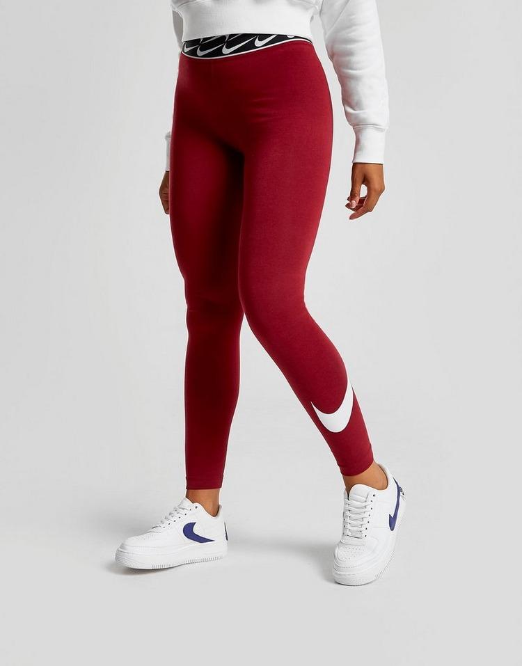 Red nike swoosh leggings Clearance