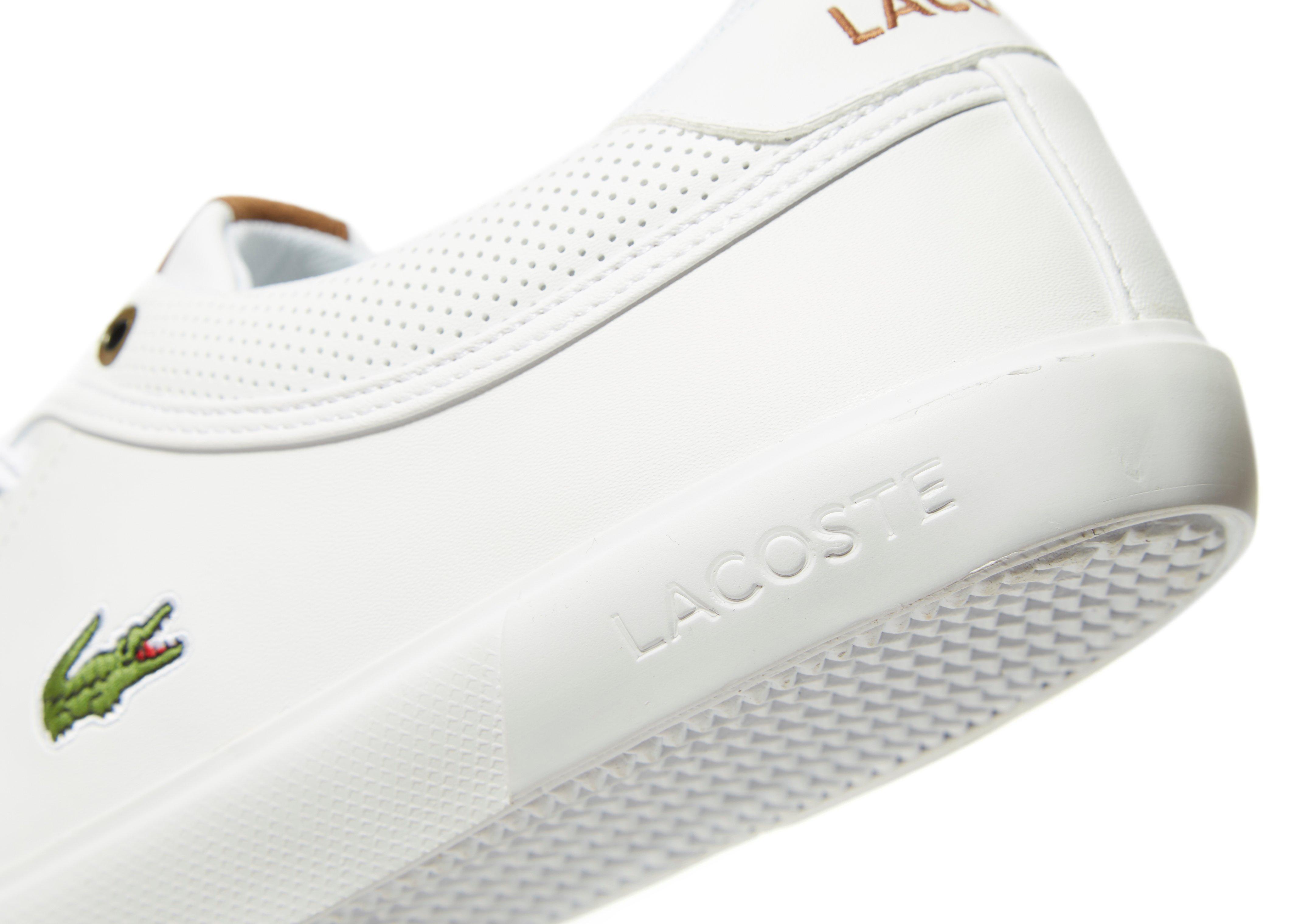 lacoste angha white trainers