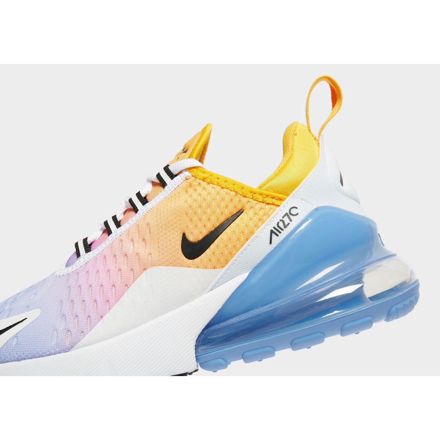nike air max 270 blue and yellow