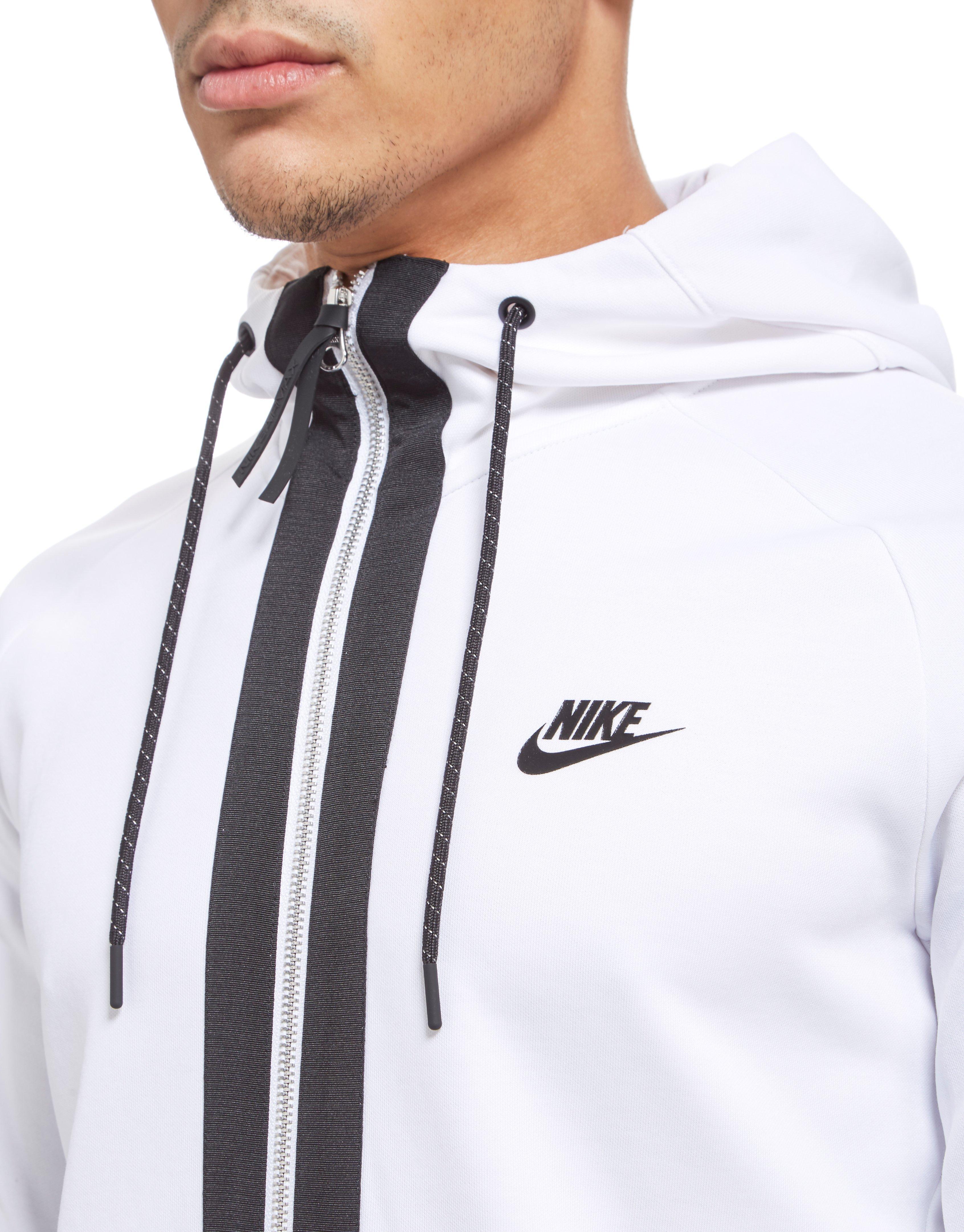 Nike Synthetic Air Max Full Zip Hoodie in White for Men - Lyst