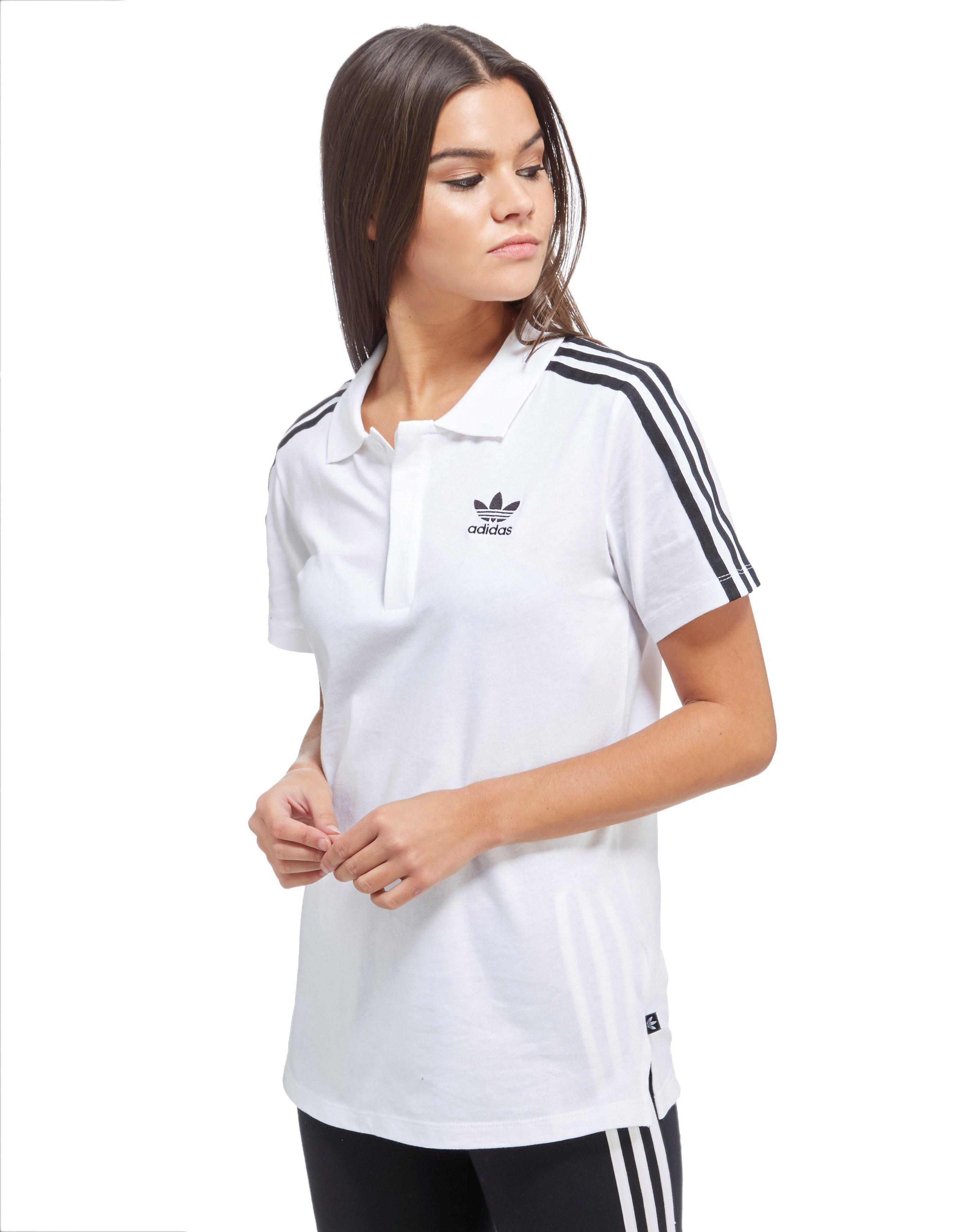 adidas three stripe polo shirts