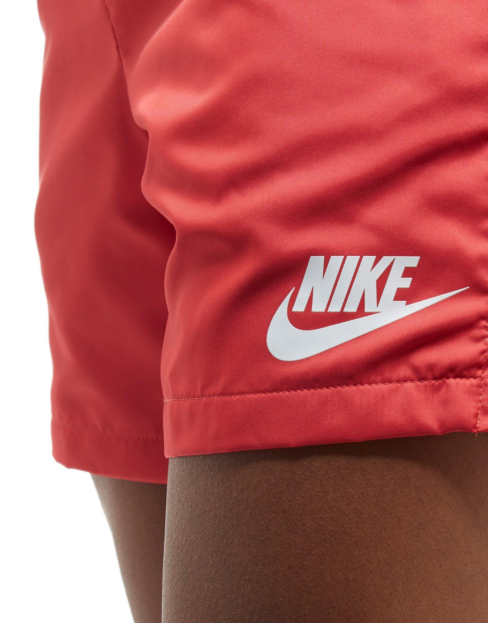 Nike Synthetic Flow Swim Shorts in Pink/White (Red) for Men Lyst