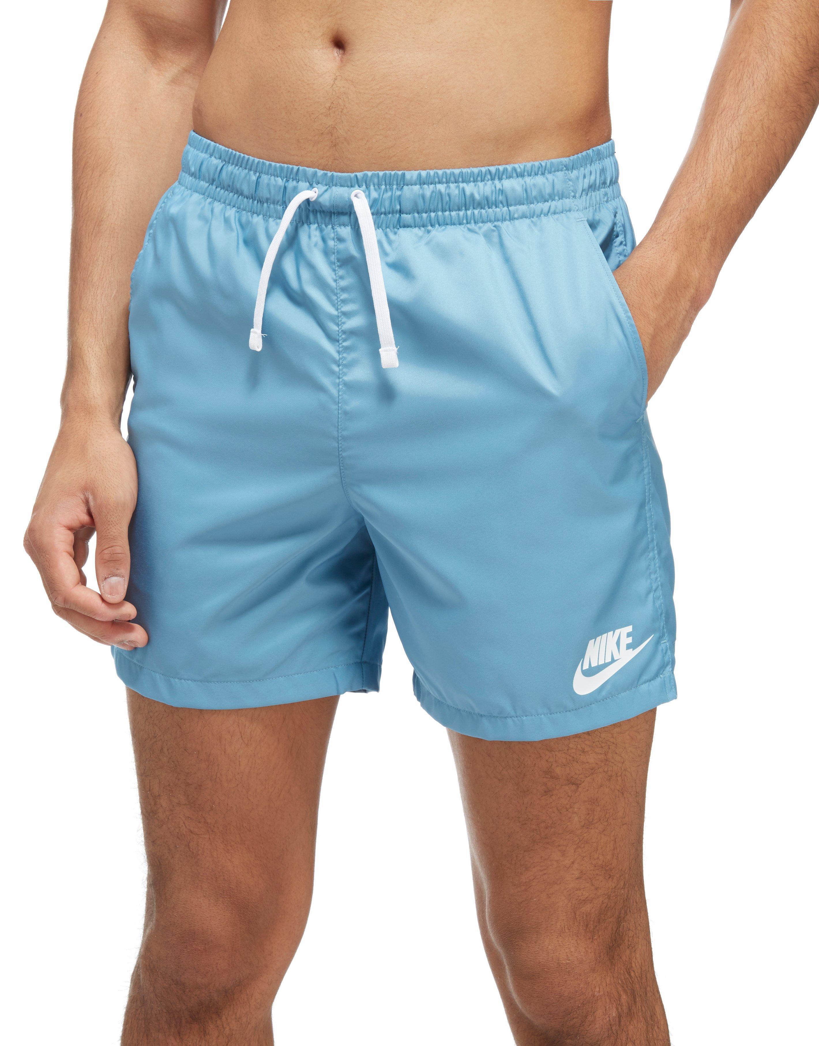 nike flow logo swim shorts