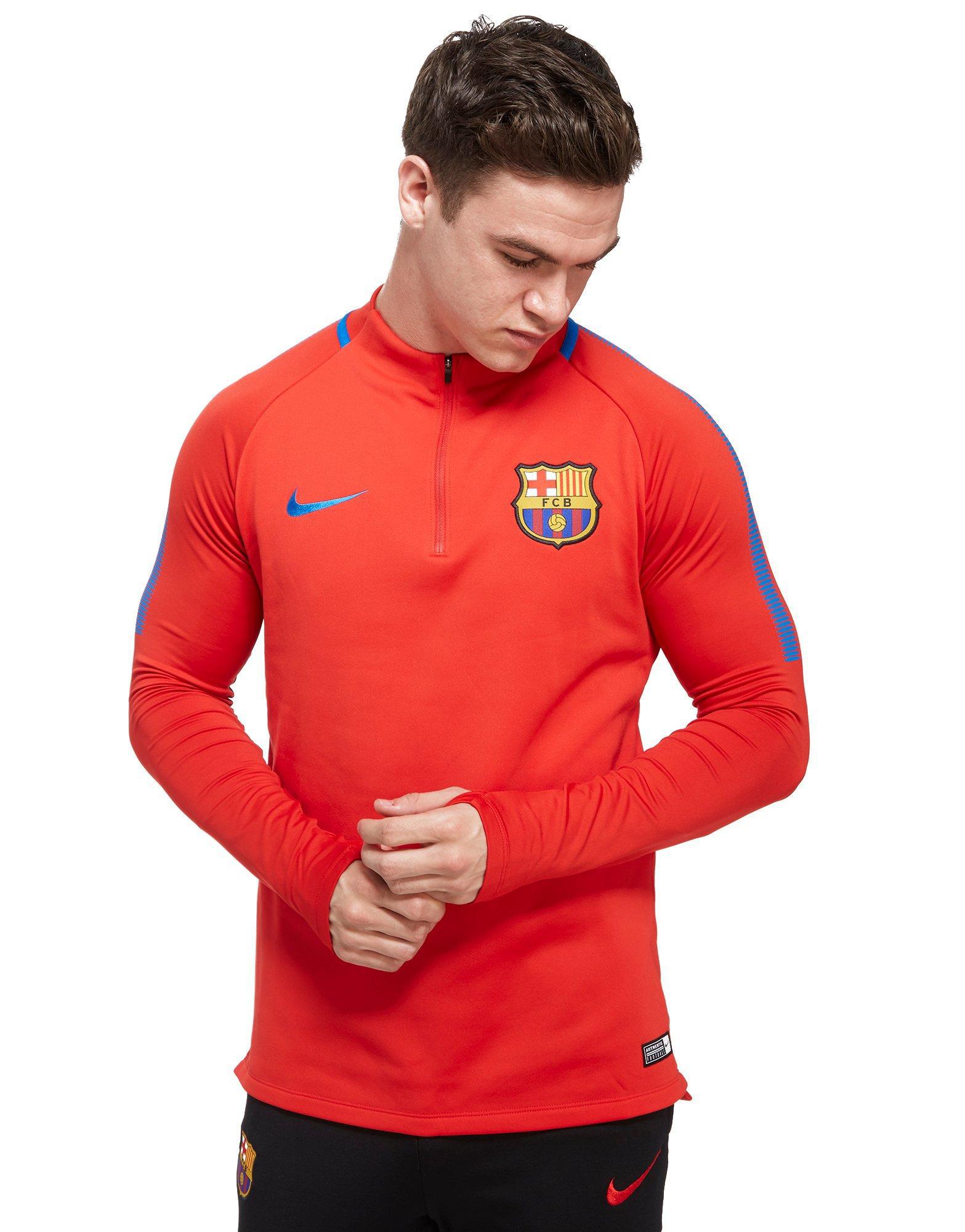 fc barcelona dry squad drill top