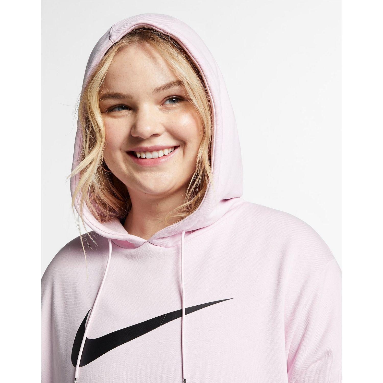 pink nike hoodie dress