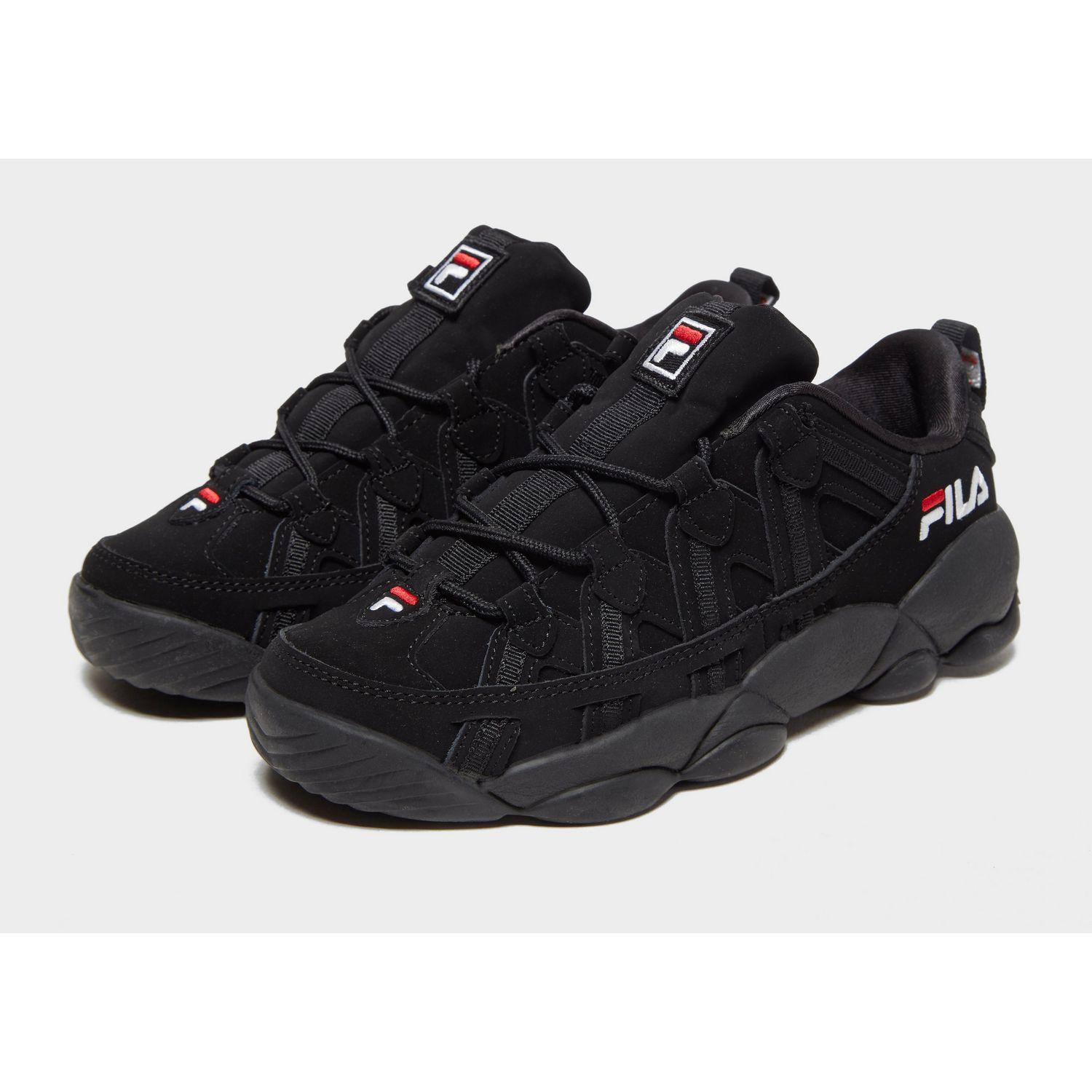 Fila Leather Spaghetti Low in Black - Lyst