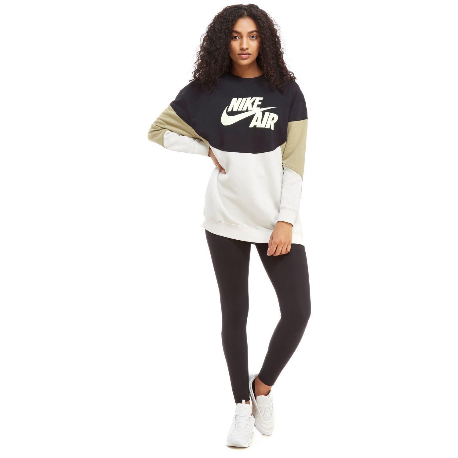 Nike air colourblock crew sweatshirt Clearance