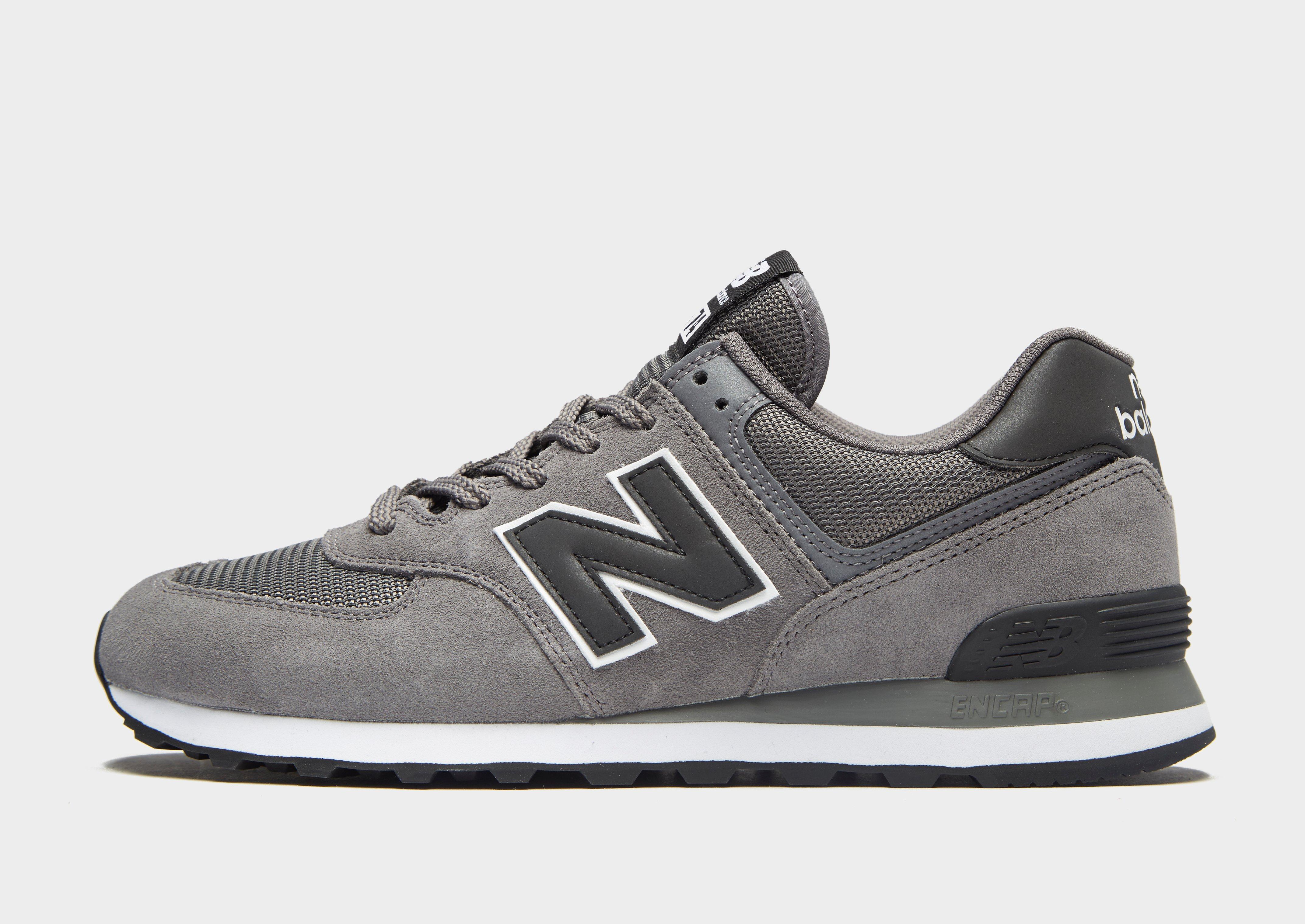 New Balance Suede 574 in Dark Grey/Black (Gray) for Men - Lyst