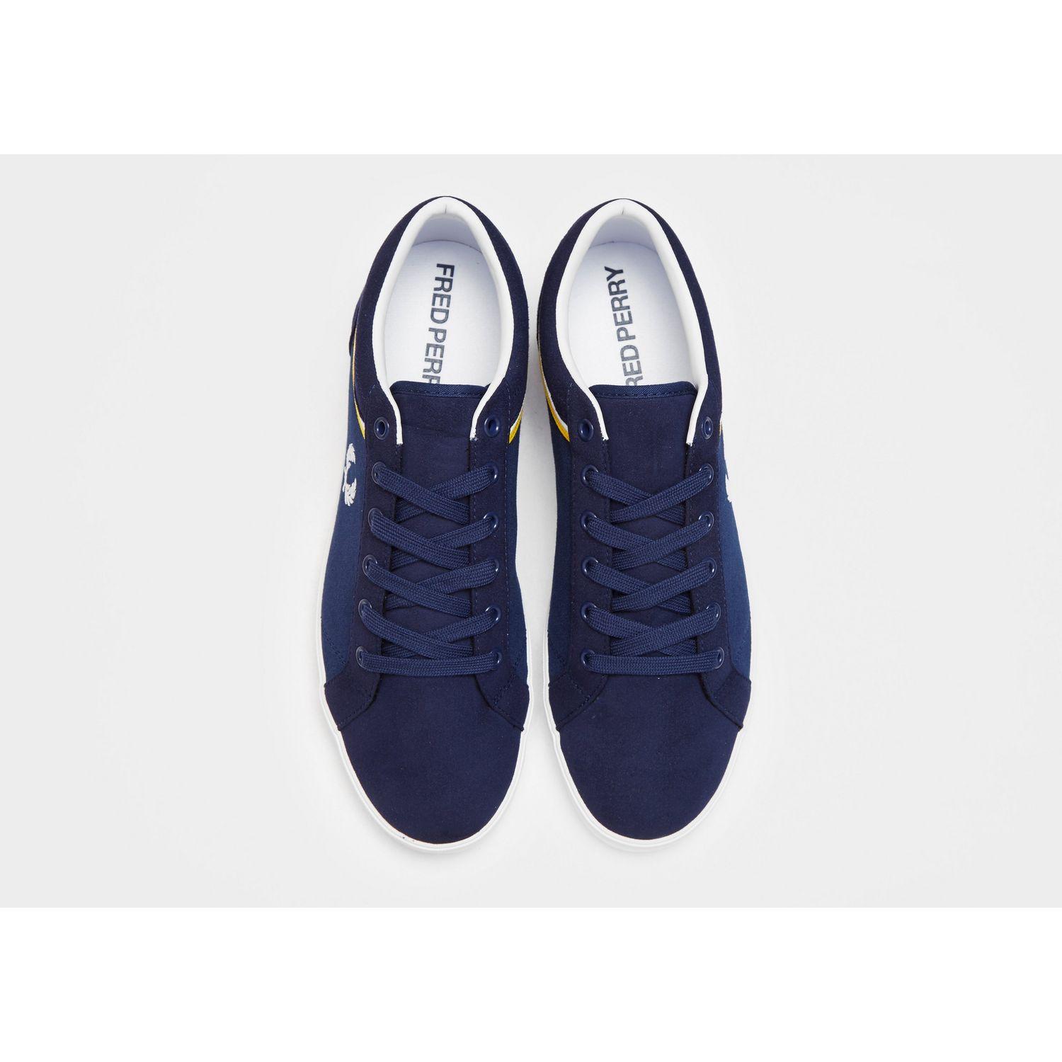 fred perry baseline microfiber canvas