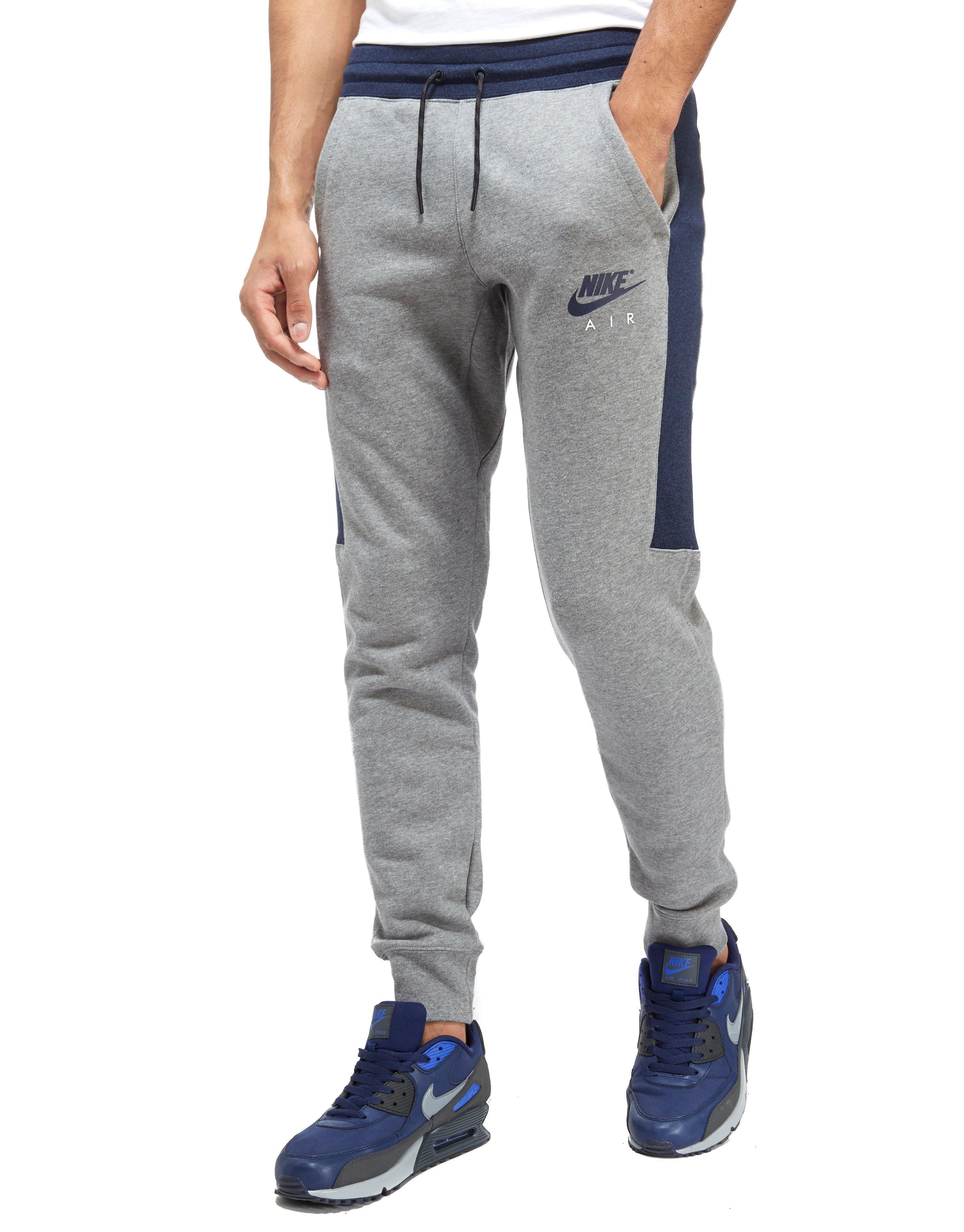 Nike Air Deep Cuff Fleece Pants in Dark Grey (Gray) for Men - Lyst