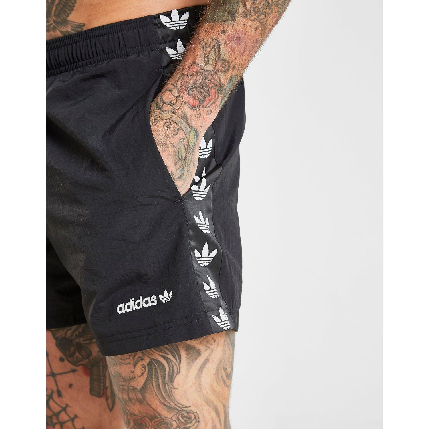 black adidas swim shorts