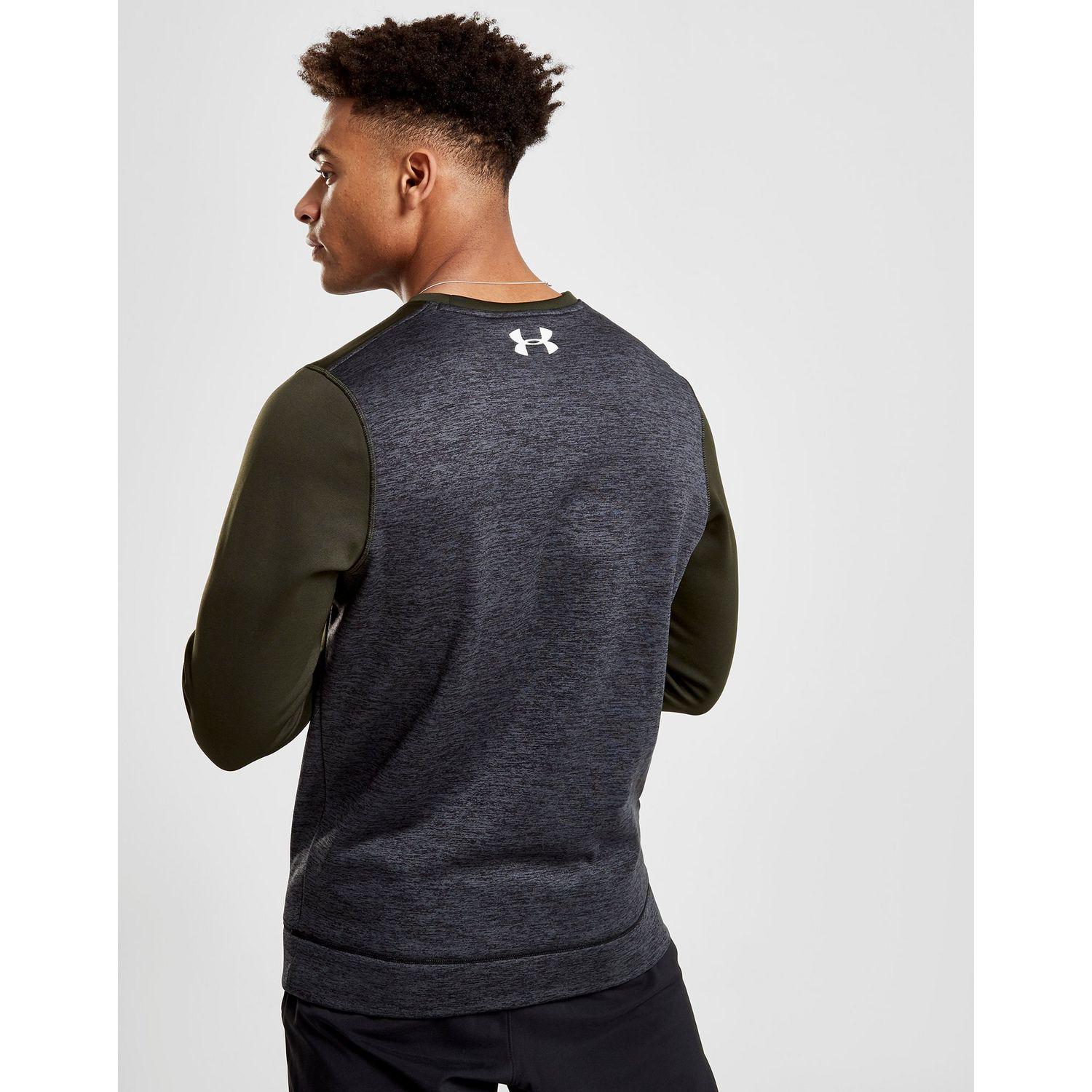under armour fleece poly crew sweatshirt