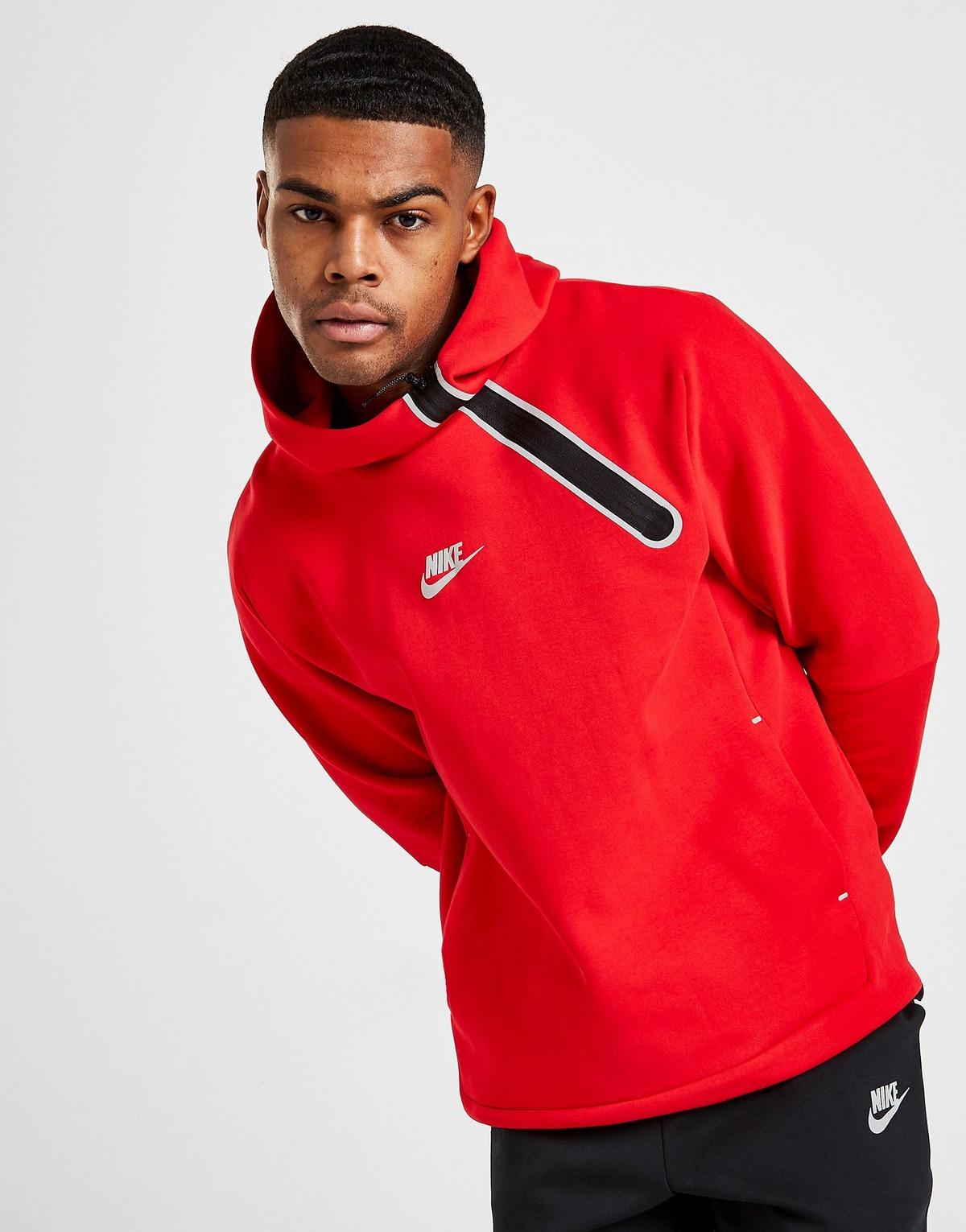 Nike tech asylum hoodie red hotsell