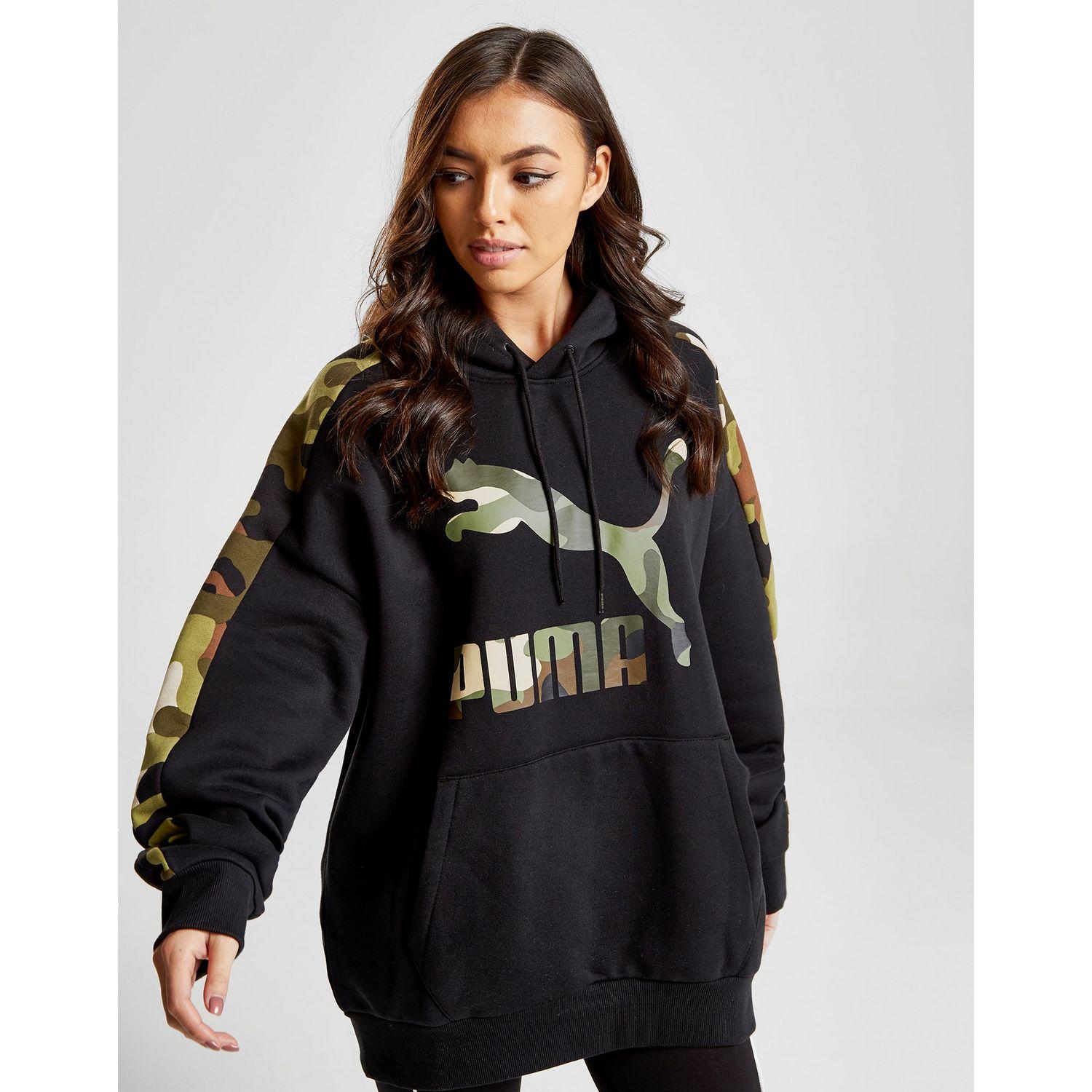 Puma camo hoodie womens Clearance
