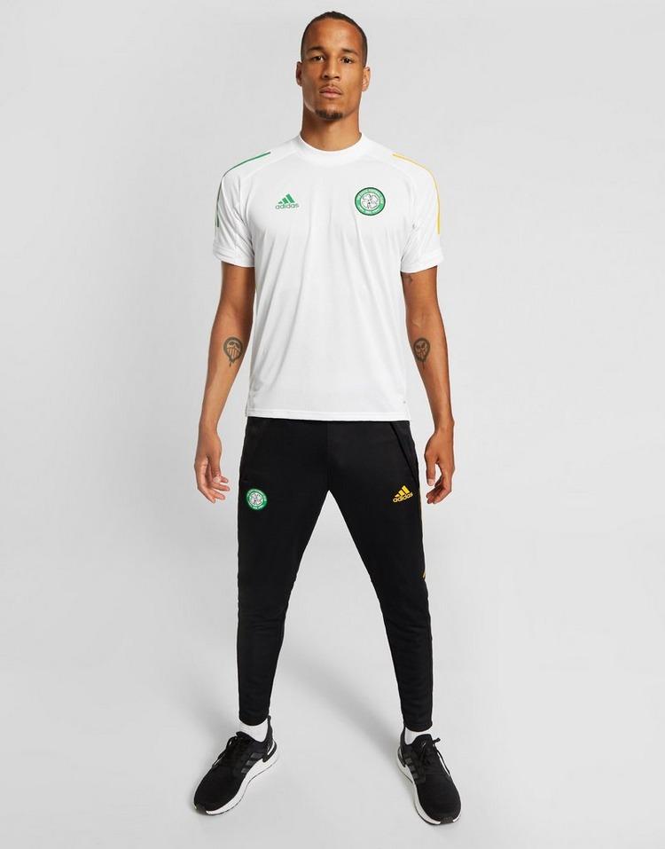 adidas Synthetic Celtic Fc Training Top Pre Order in White for Men - Lyst