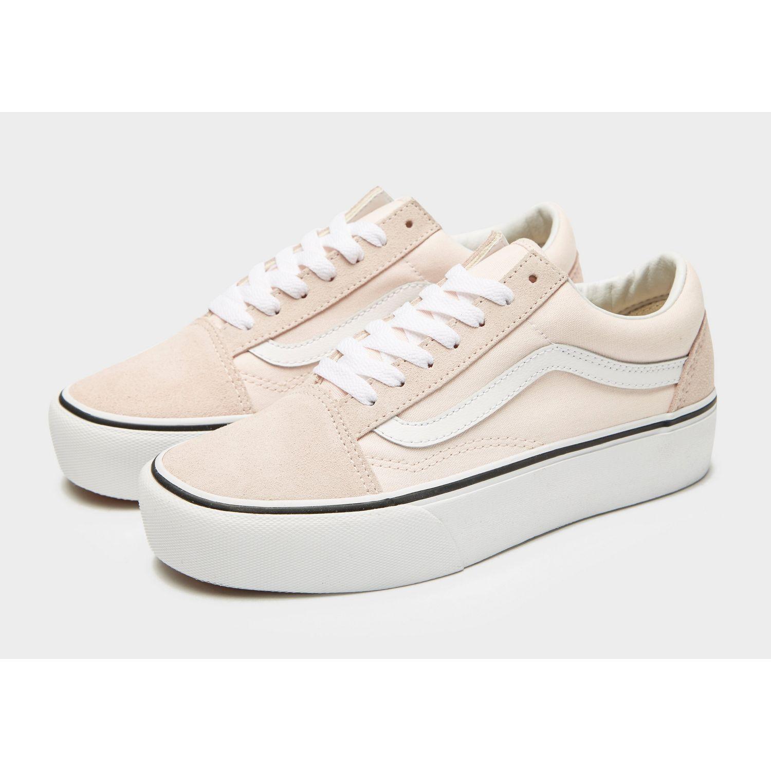 vans old skool pink platform