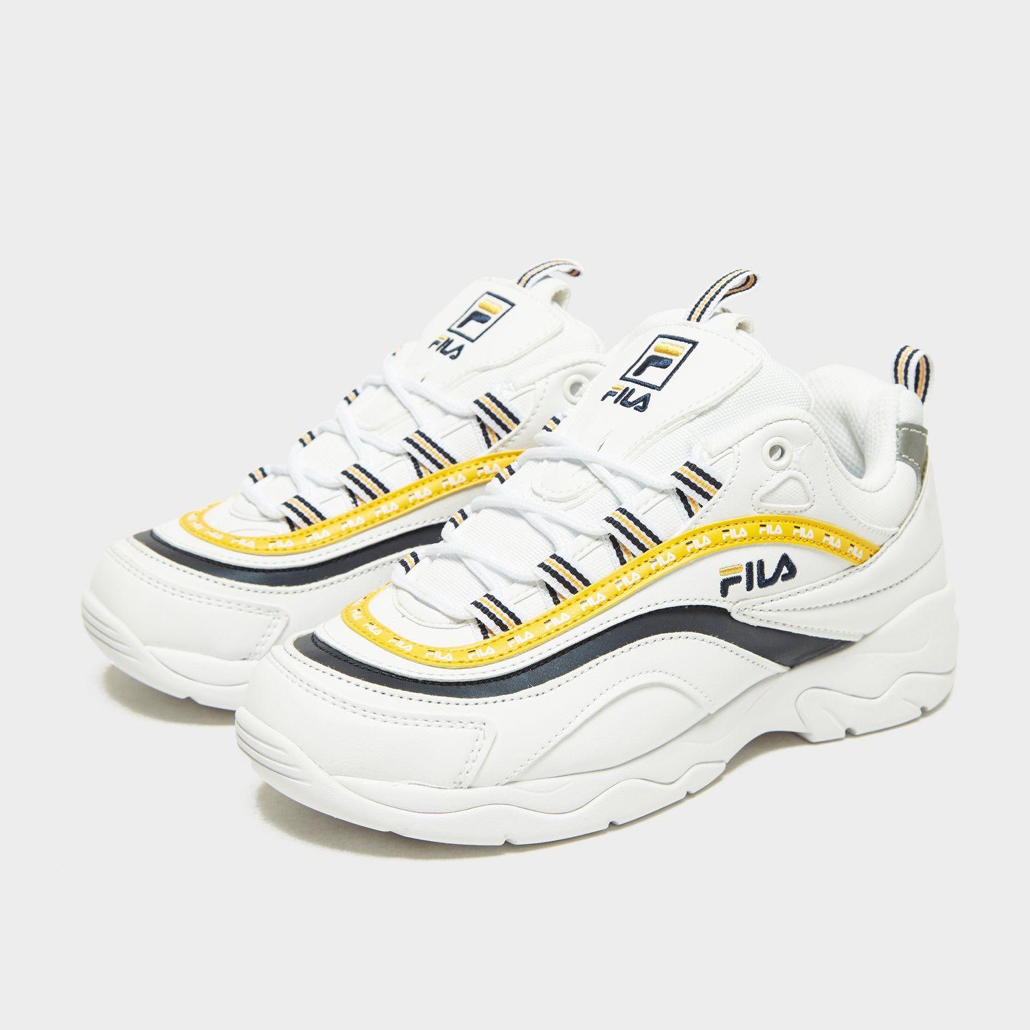 fila ray white yellow