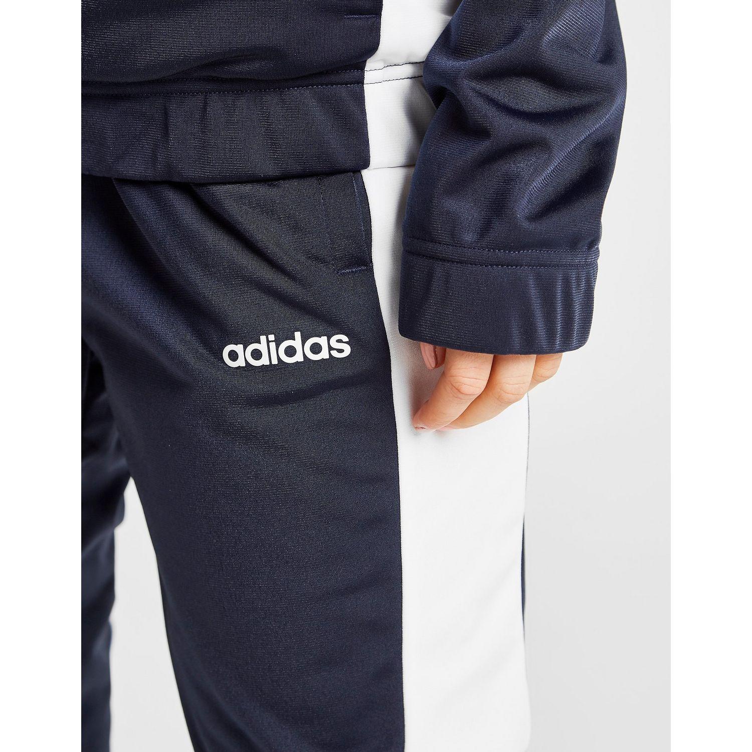 Core Colour Block Tracksuit in Navy 