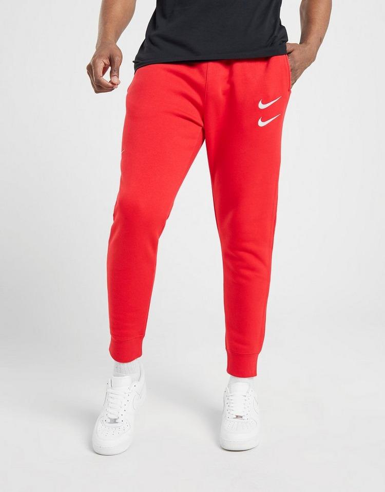 red nike swoosh tracksuit