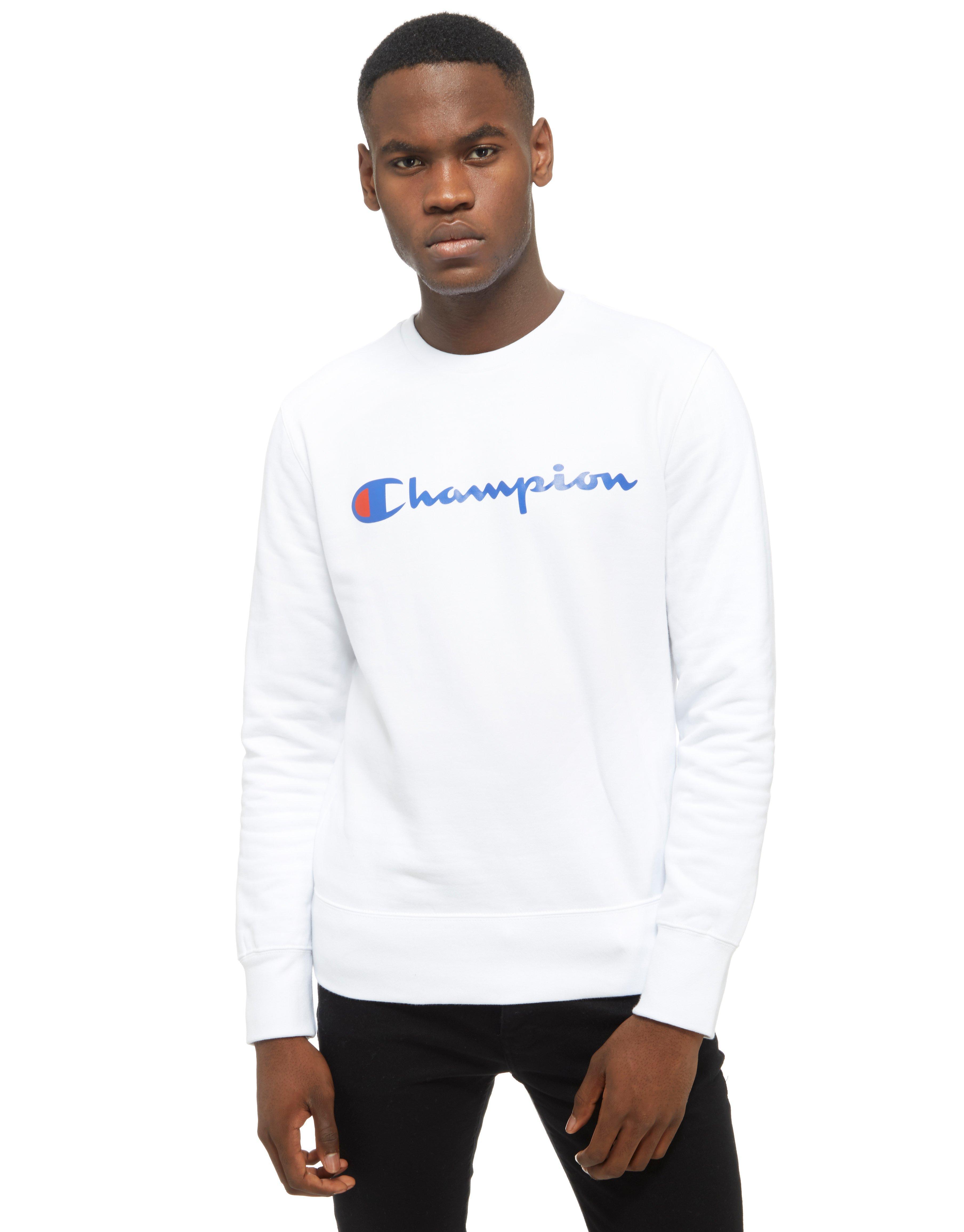 white champion core hoodie
