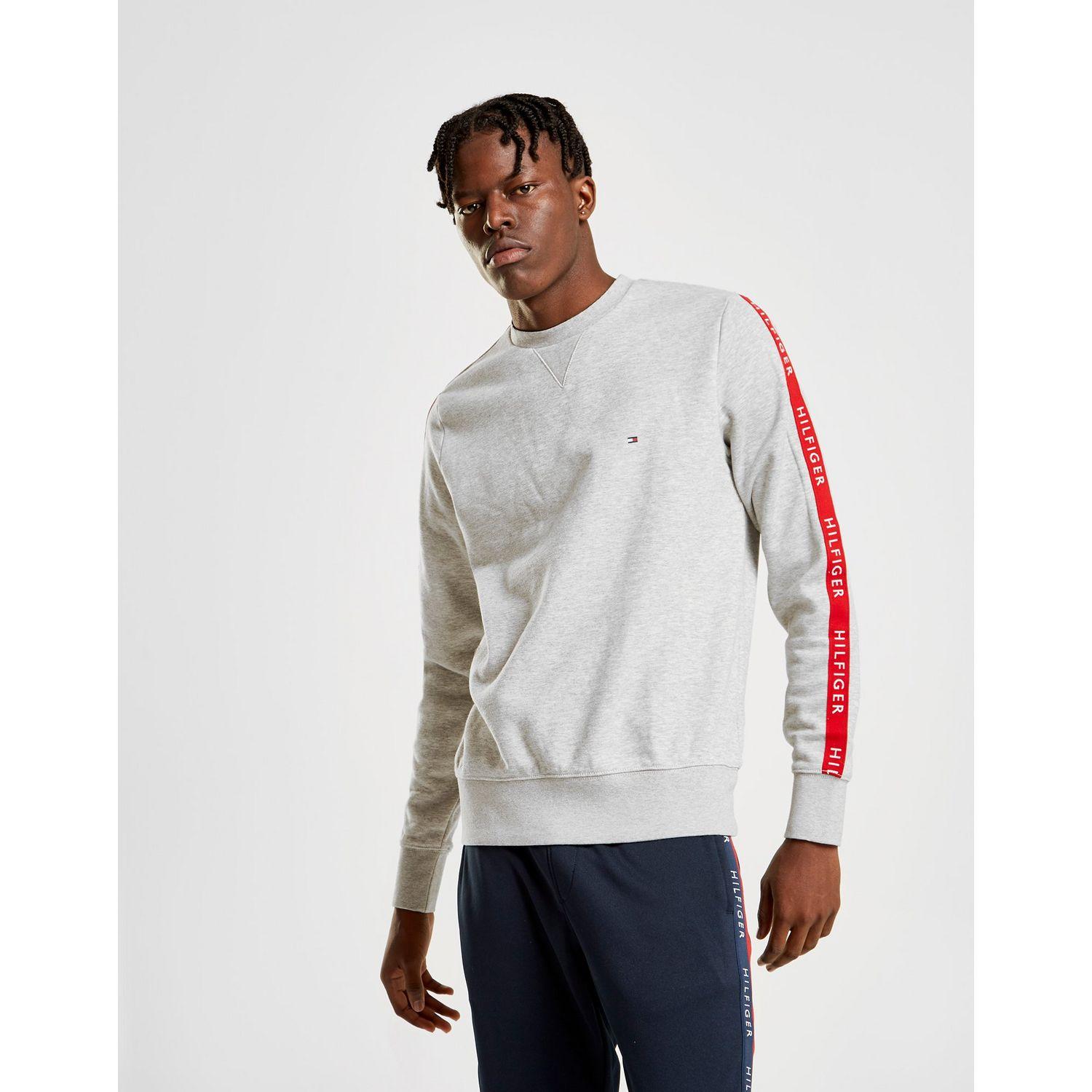 Tommy Hilfiger Cotton Sleeve Tape Crew 
