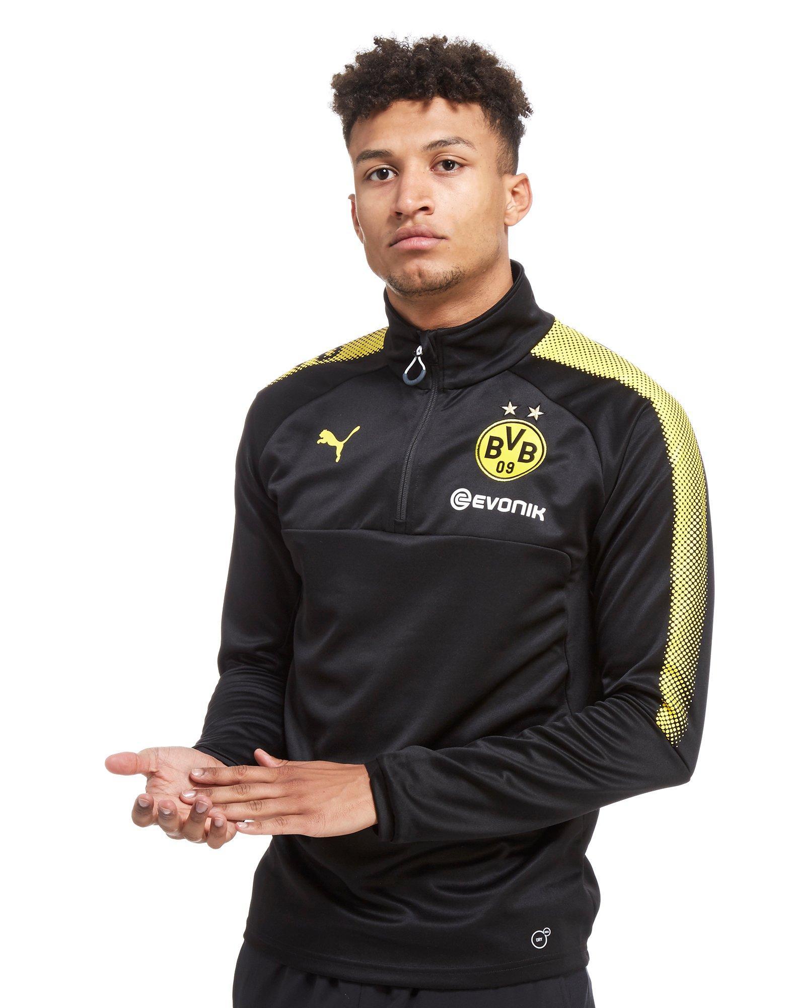 borussia dortmund 2017 quarter zip top in borussia dortmund 2017 quarter zip top in