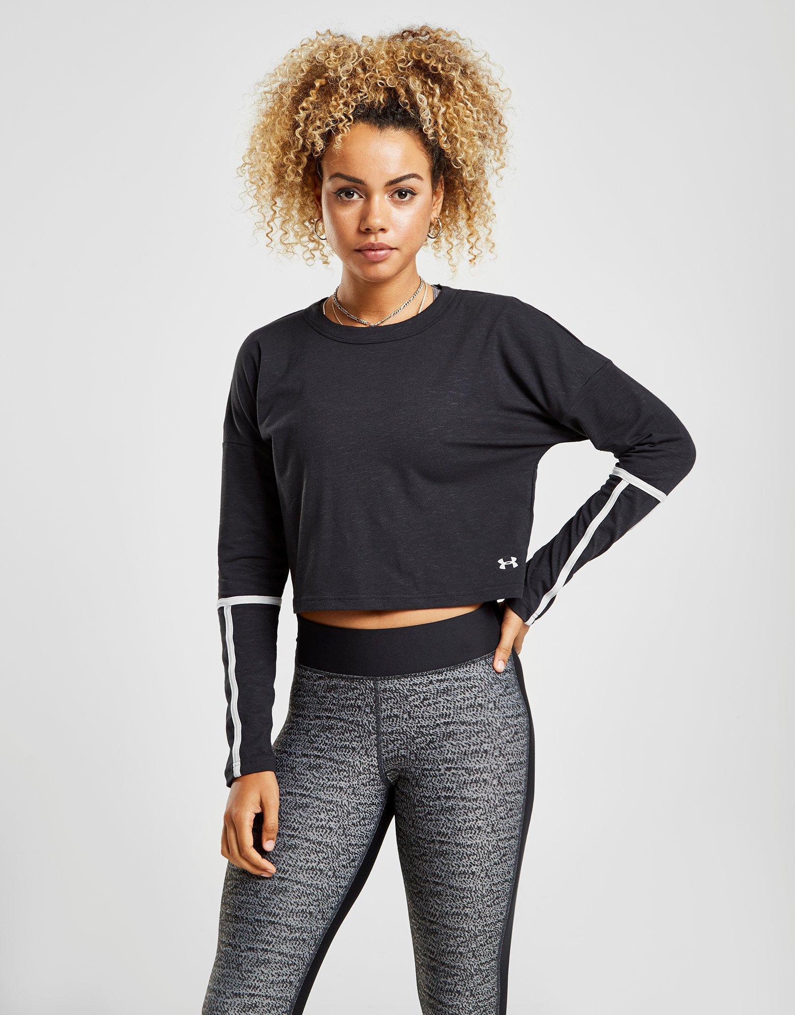 under armour long sleeve crop top