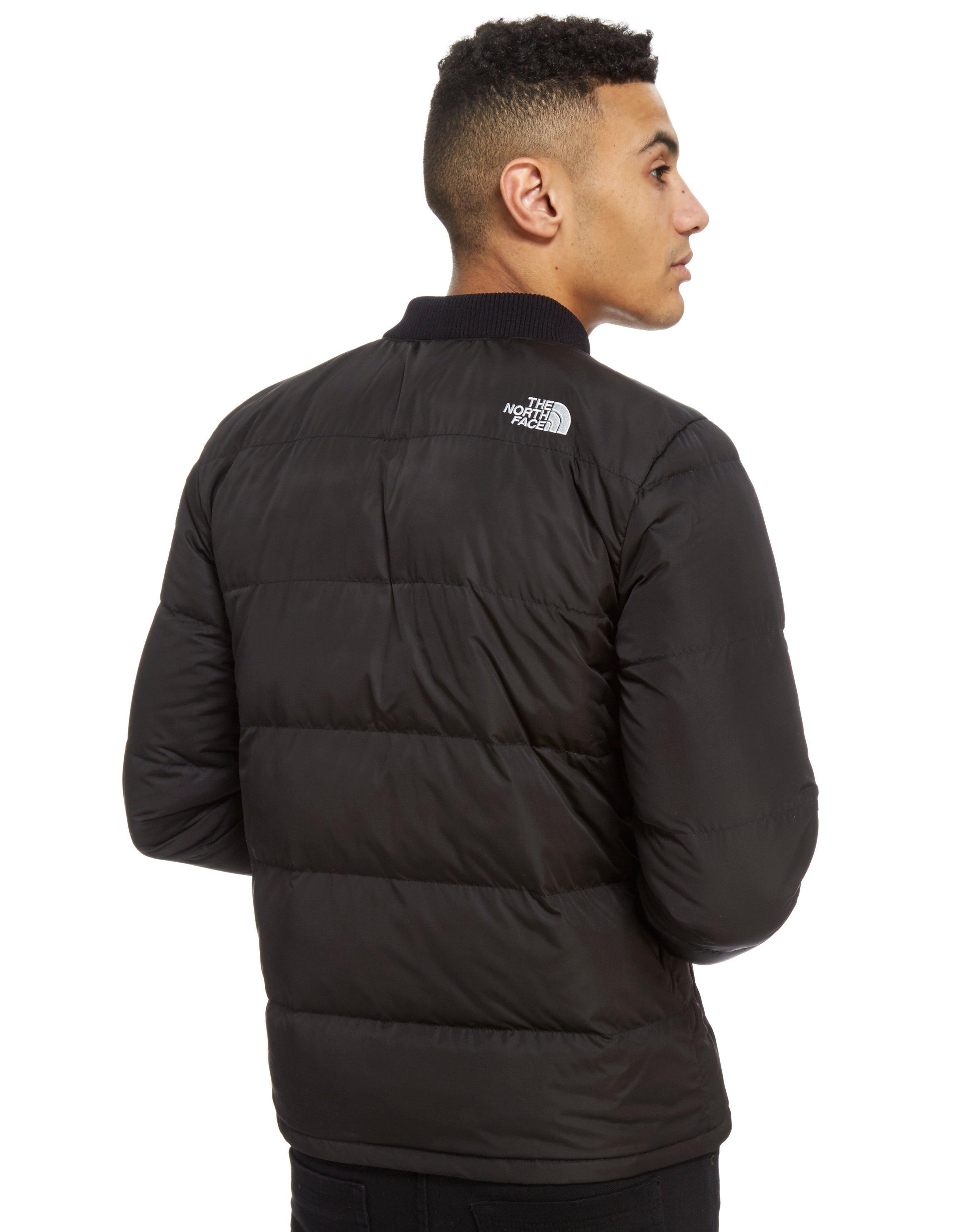 north face bomber jacket black