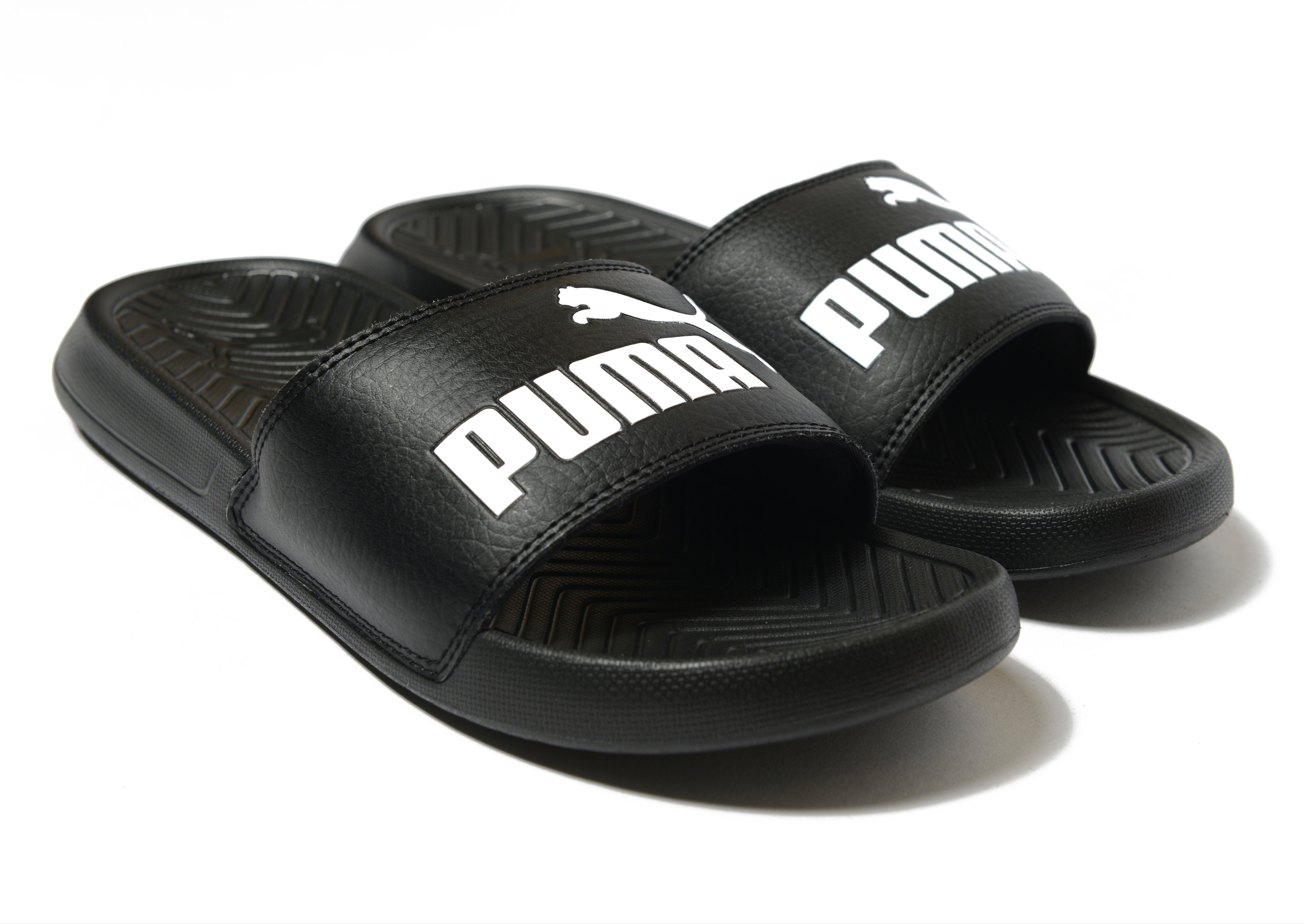 puma furry slides