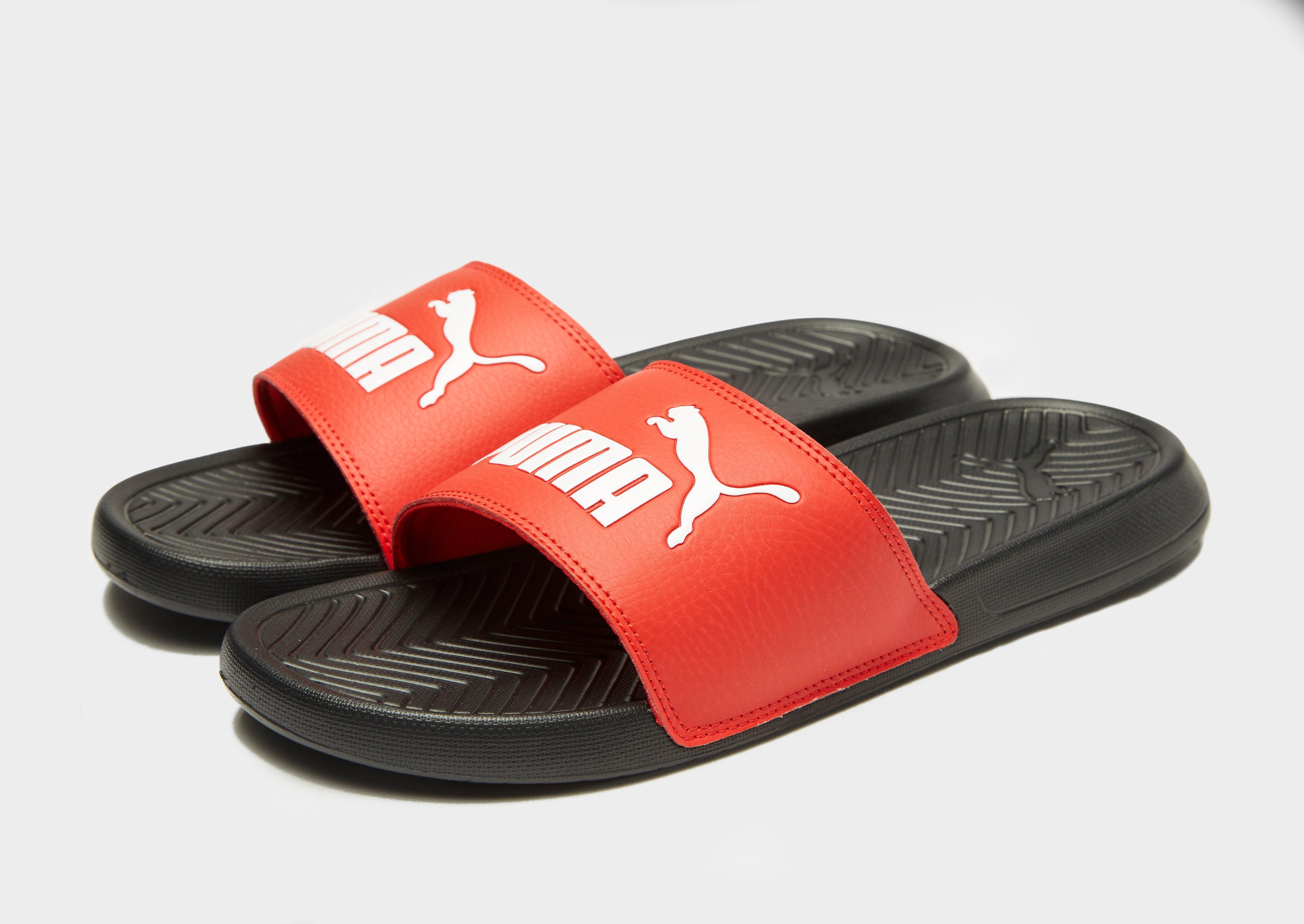puma leather slides