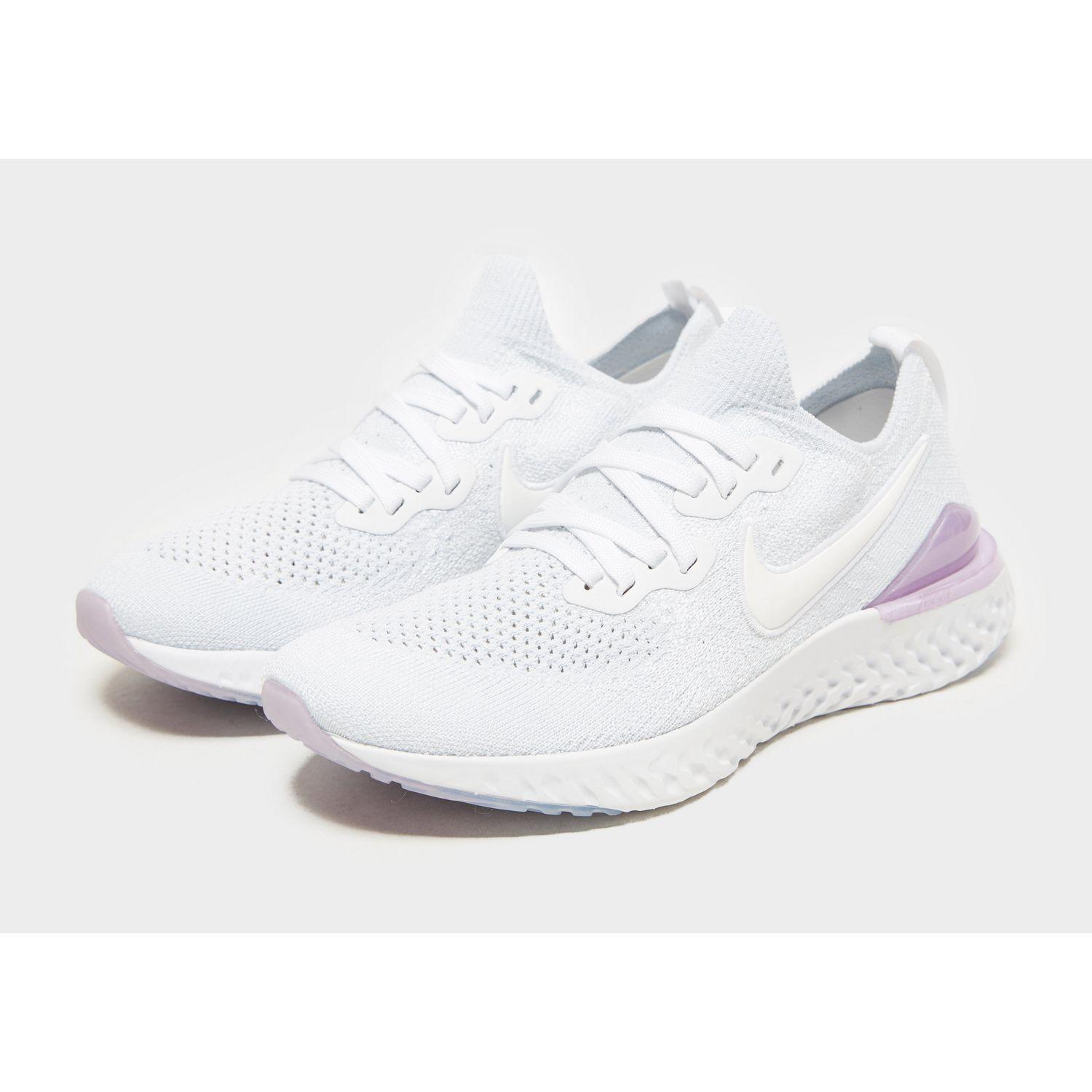 nike epic react flyknit 2 white pink