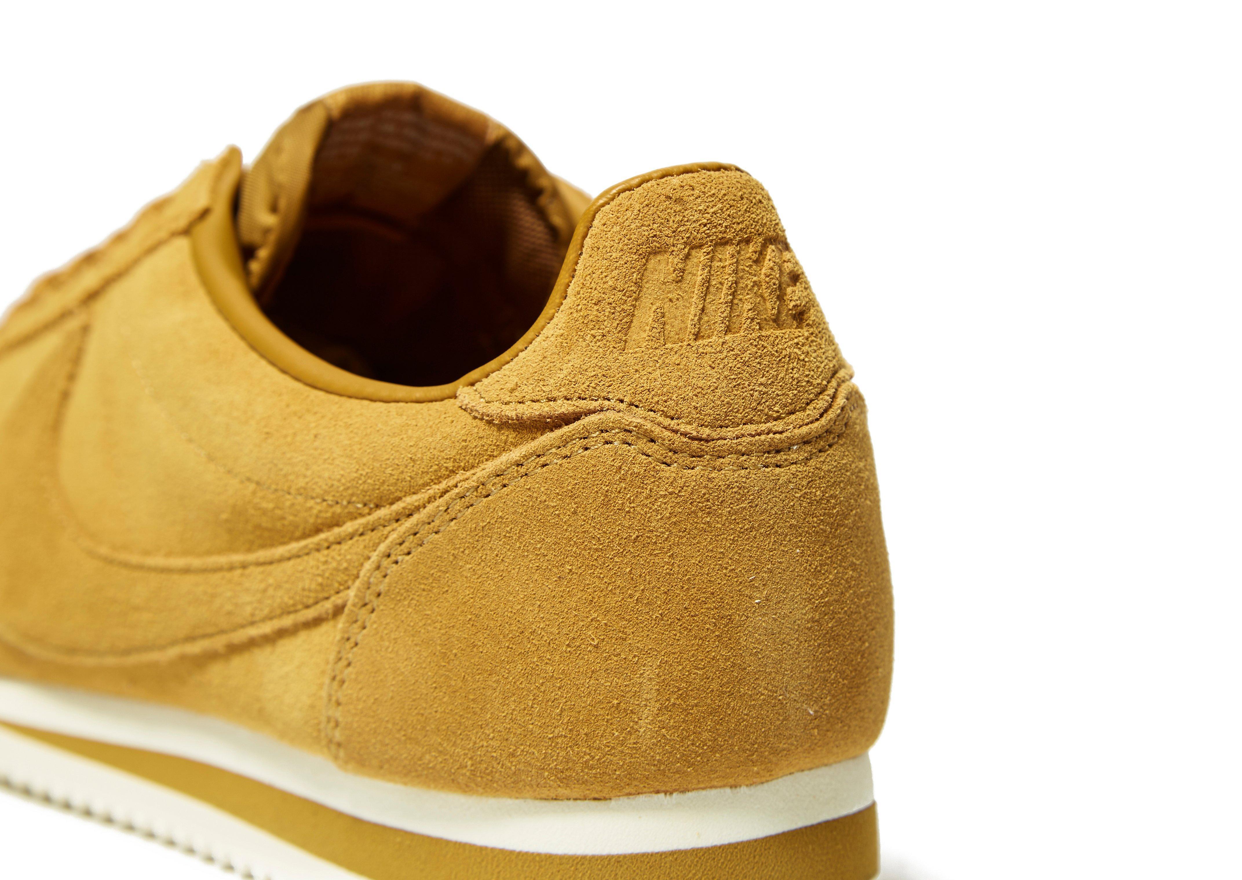 nike cortez suede beige
