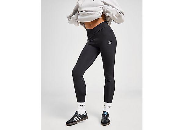 【adidas Originals】 Crossover High Waist Leggings adidas Originals Crossover High Waist Leggings in Black