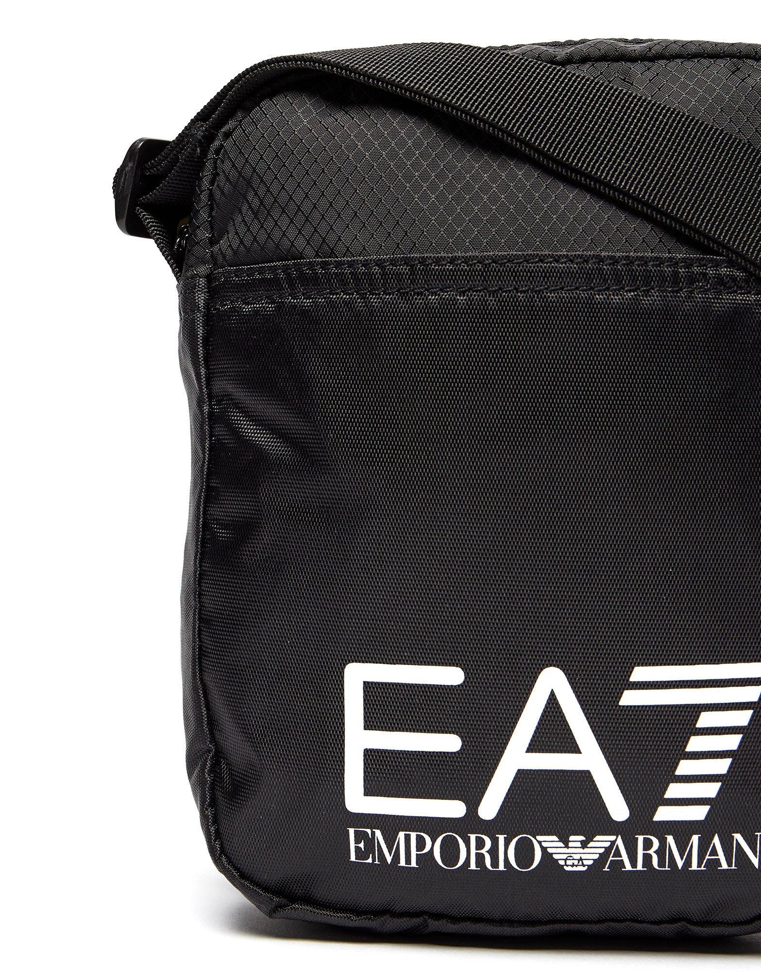 emporio armani ea7 train logo small pouch bag