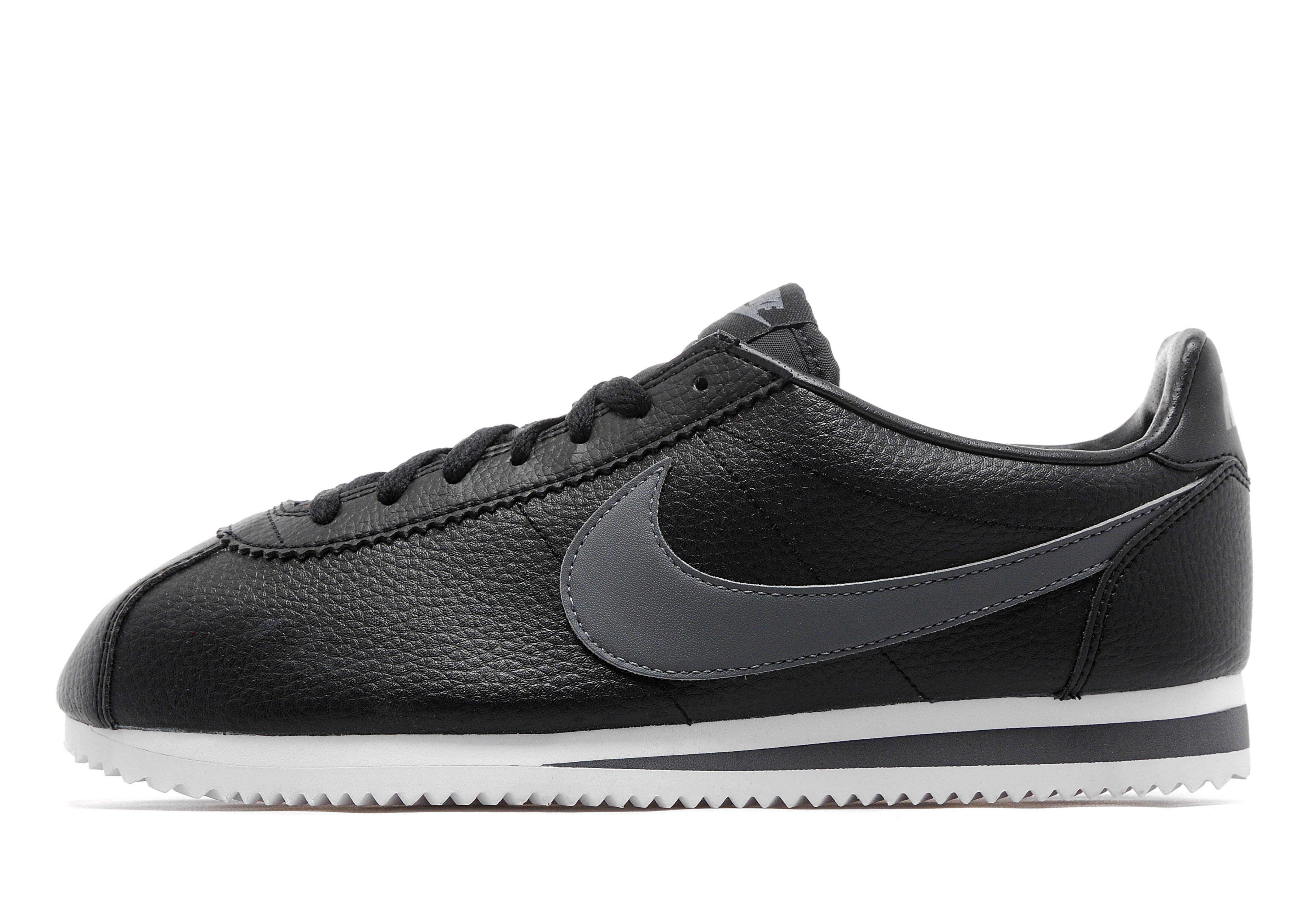 Nike Classic Cortez Leather in Black for Men - Lyst
