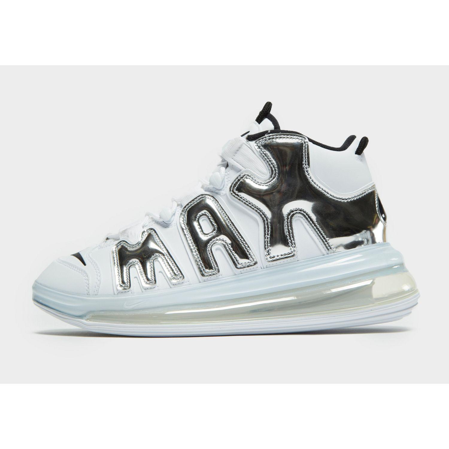 nike air more uptempo 720 white metallic silver nike air more uptempo 720 white metallic silver